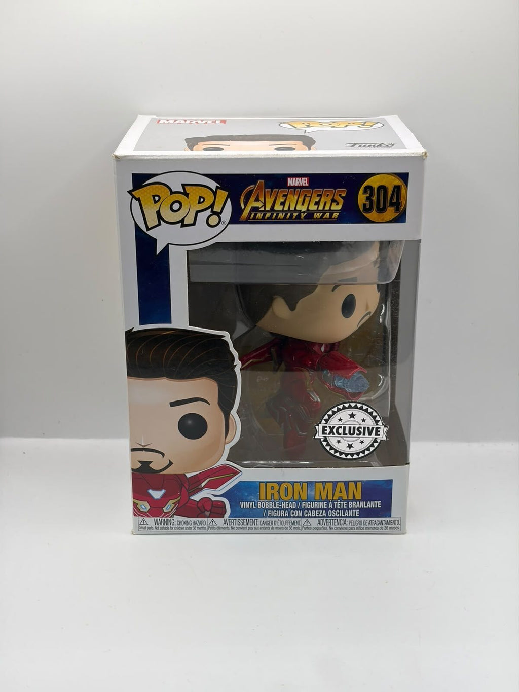Funko Pop! Marvel Avengers Infinity War Iron Man #304 Exclusive