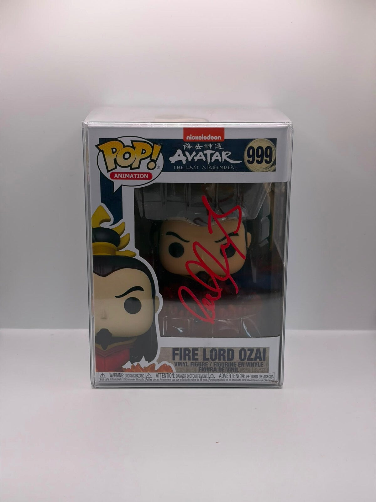 Funko Pop! Animation Avatar The Last Airbender Fire Lord Ozai #999 Signed