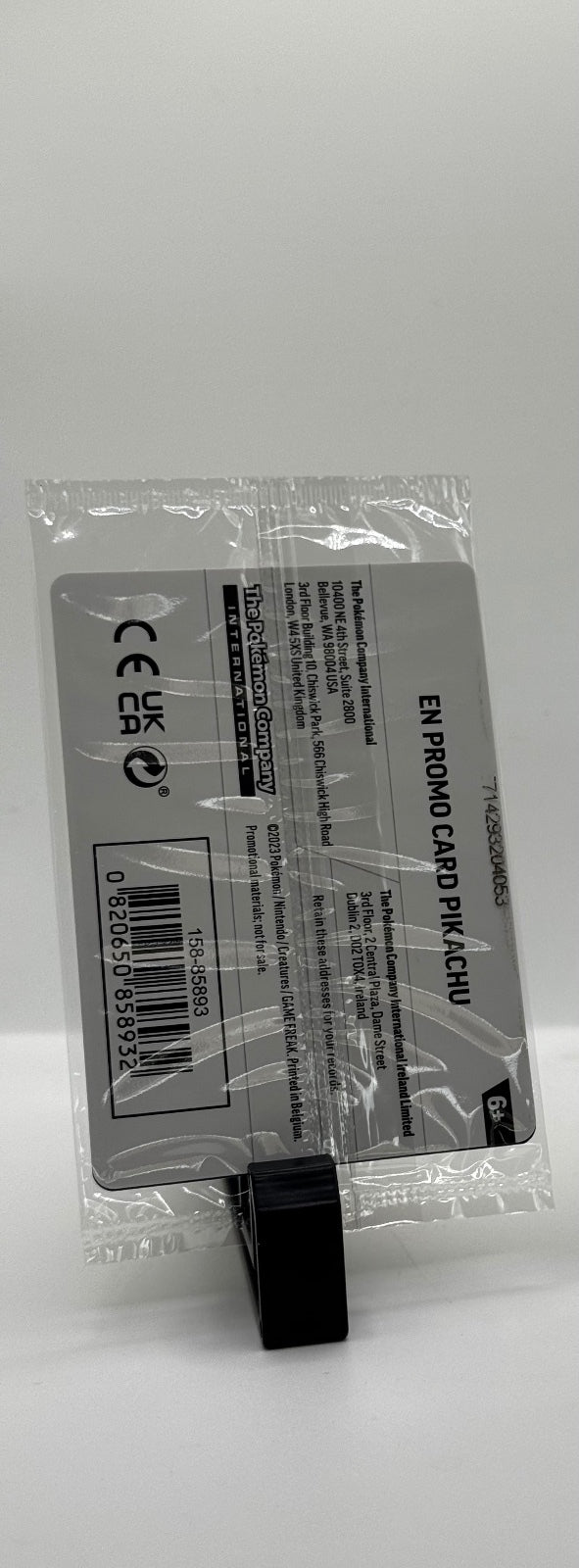 Pokemon together stamped Pikachu 025/165 brand new and sealed