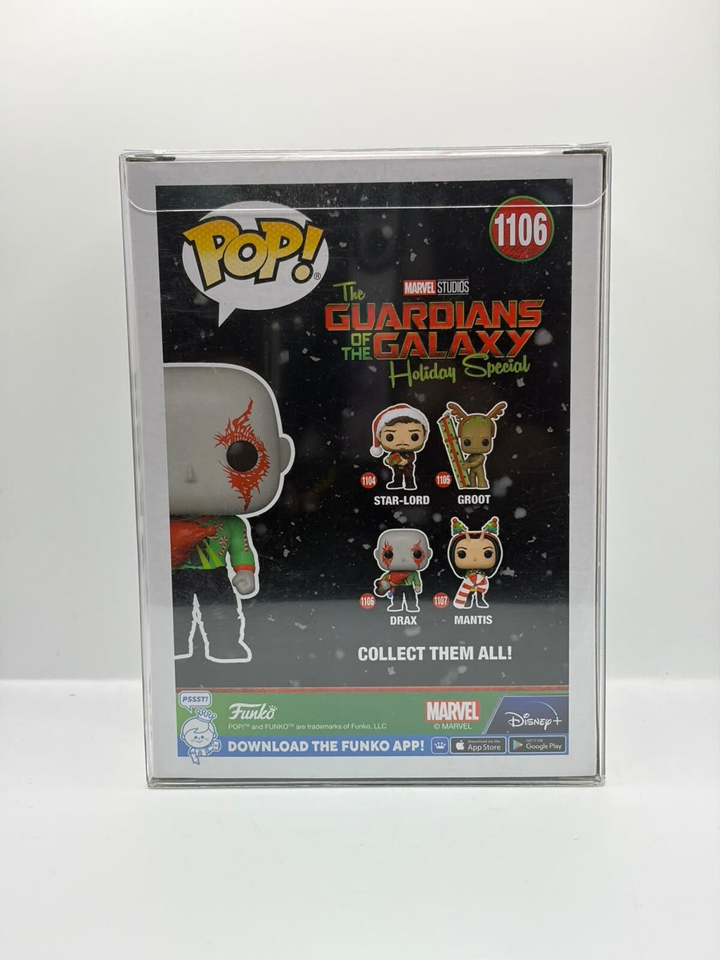 Funko Pop! Marvel Guardians of the Galaxy Holiday Special Drax Bobble-Head Figure #1106