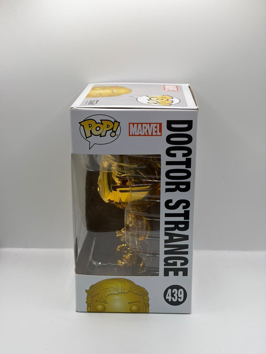 Funko Pop! Marvel Doctor Strange Gold Chrome #439 Vinyl Figure in Box
