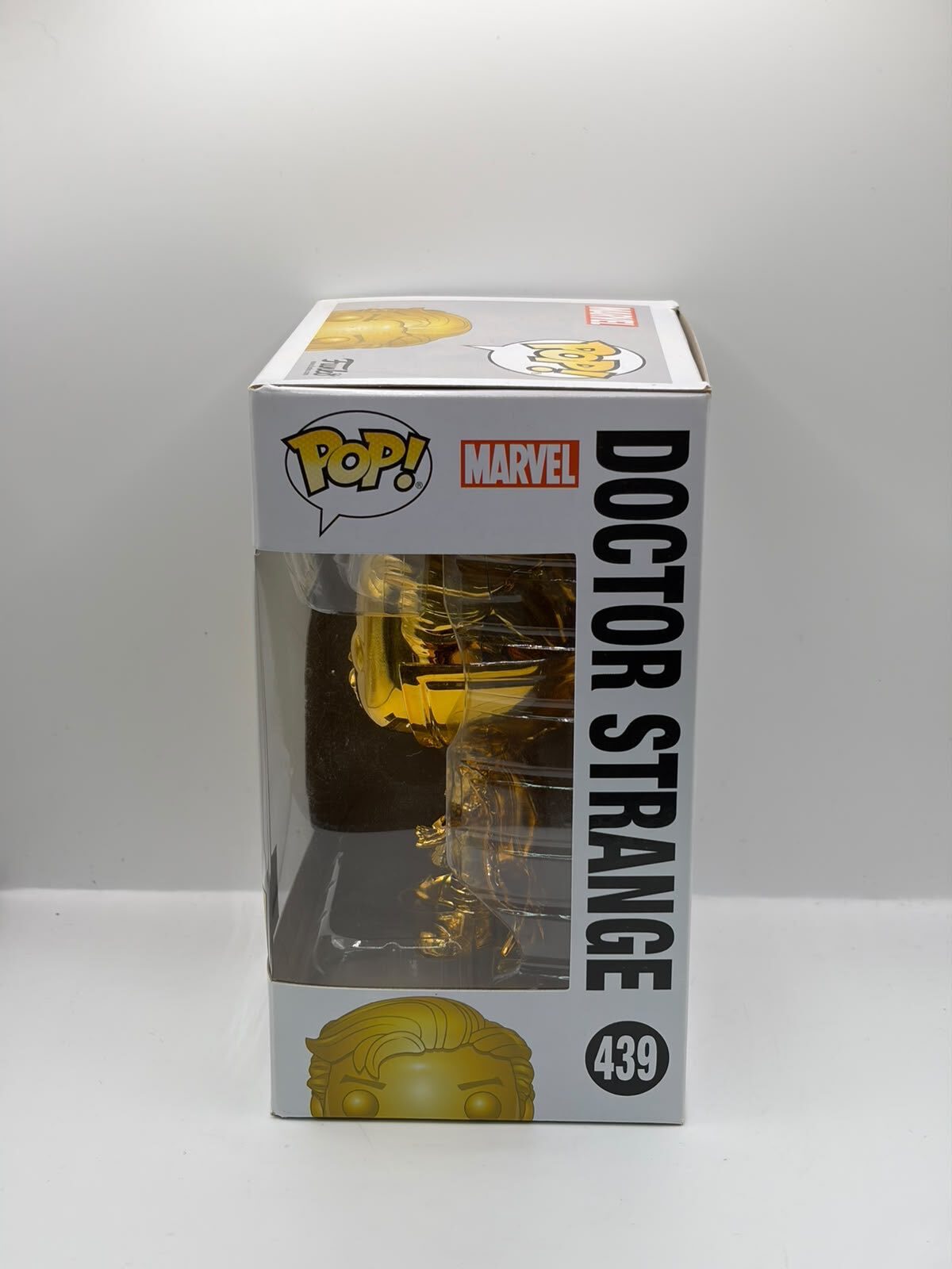 Funko Pop! Marvel Doctor Strange Gold Chrome #439 Vinyl Figure in Box