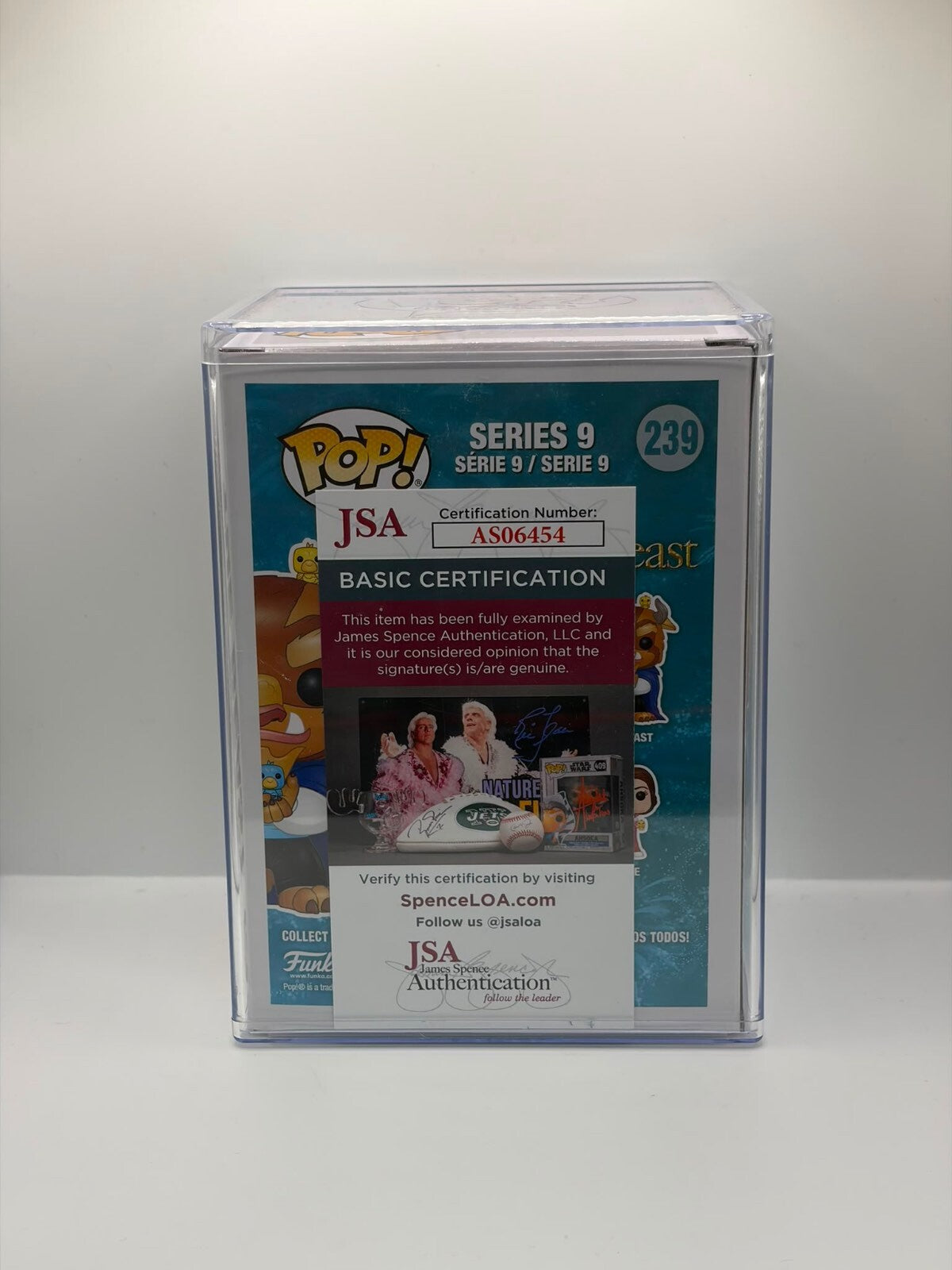 Funko Pop! Disney 239 The Beast Signed by Ron Perlman Limited Edition 40 Pieces