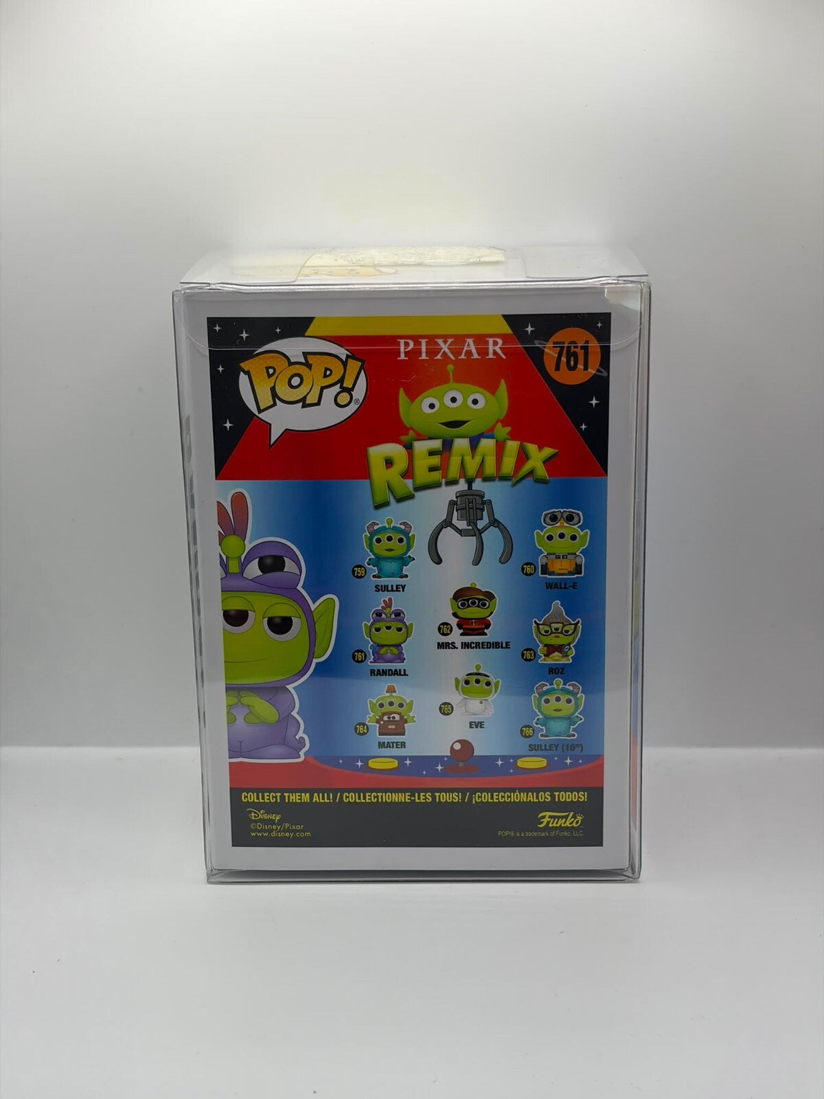 Funko Pop! Disney Pixar Remix Randall Vinyl Figure #761 - Signed
