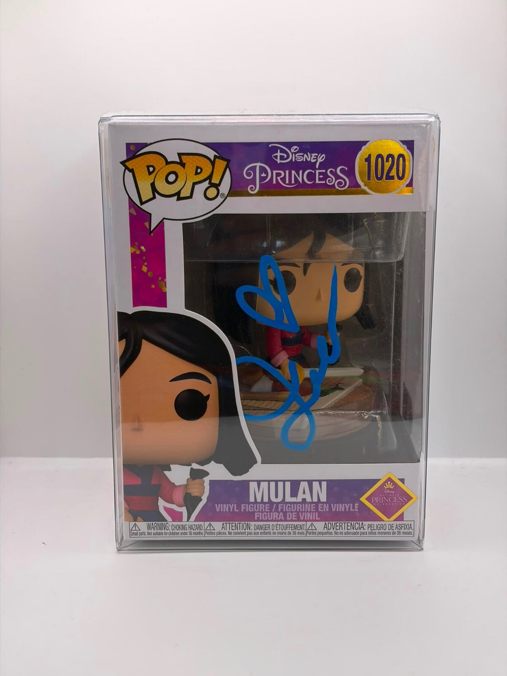 Funko Pop! Disney Princess Mulan #1020 Vinyl Figure Signed by Jamie Chung