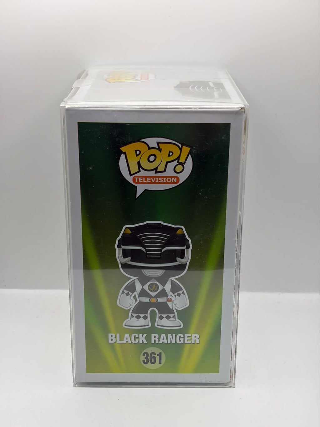 Funko Pop! Television Mighty Morphin Power Rangers Black Ranger #361 Signed Vinyl Figure