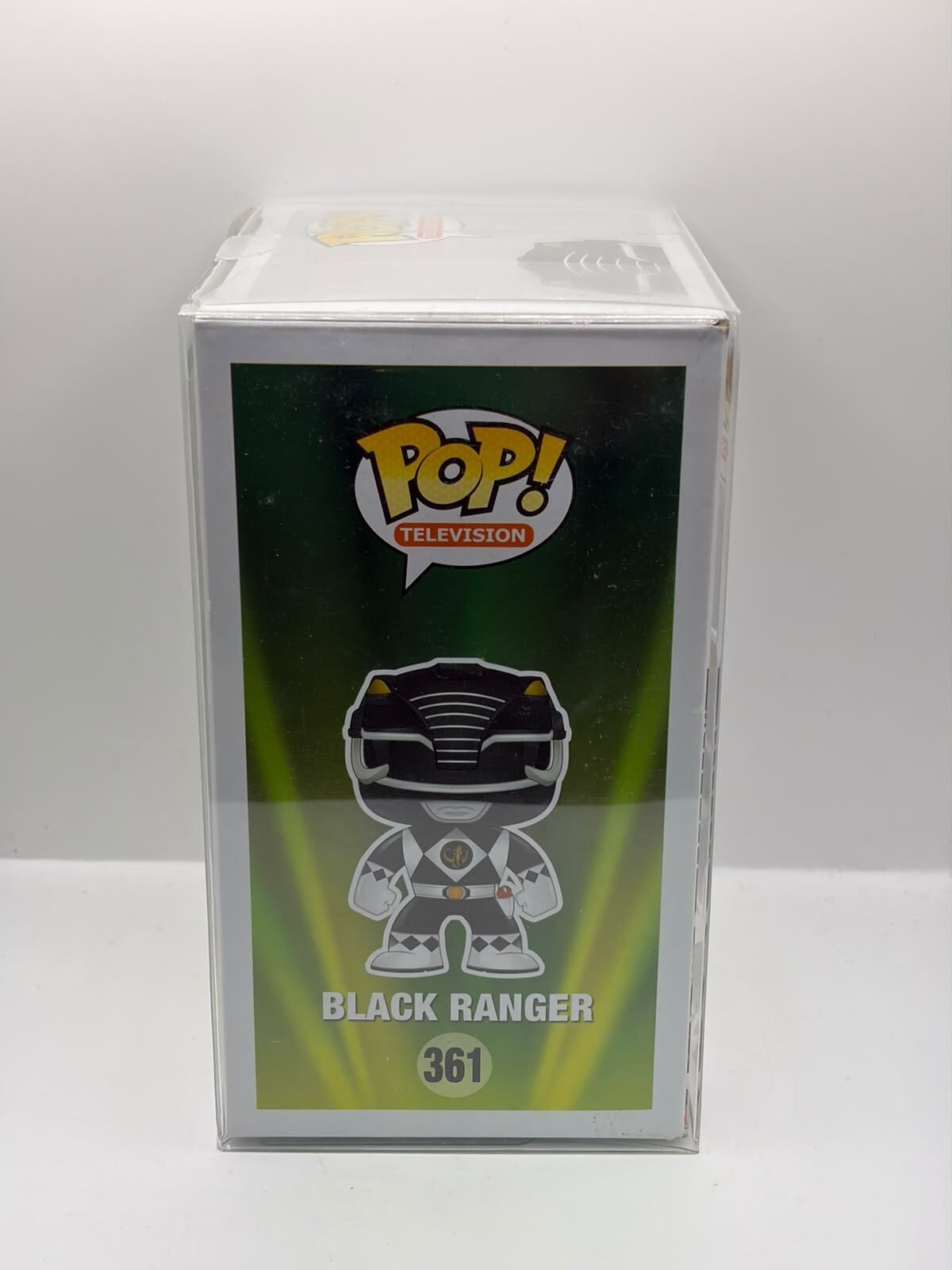 Funko Pop! Television Mighty Morphin Power Rangers Black Ranger #361 Signed Vinyl Figure
