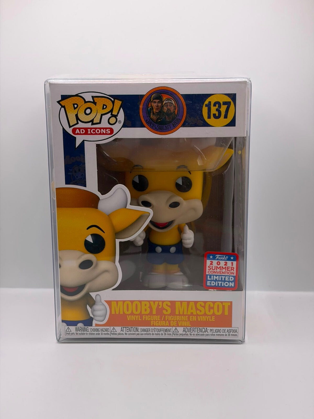 Funko Pop! AD Icons Mooby's Mascot Vinyl Figure #137 Limited Edition 2021 Summer Convention Exclusive