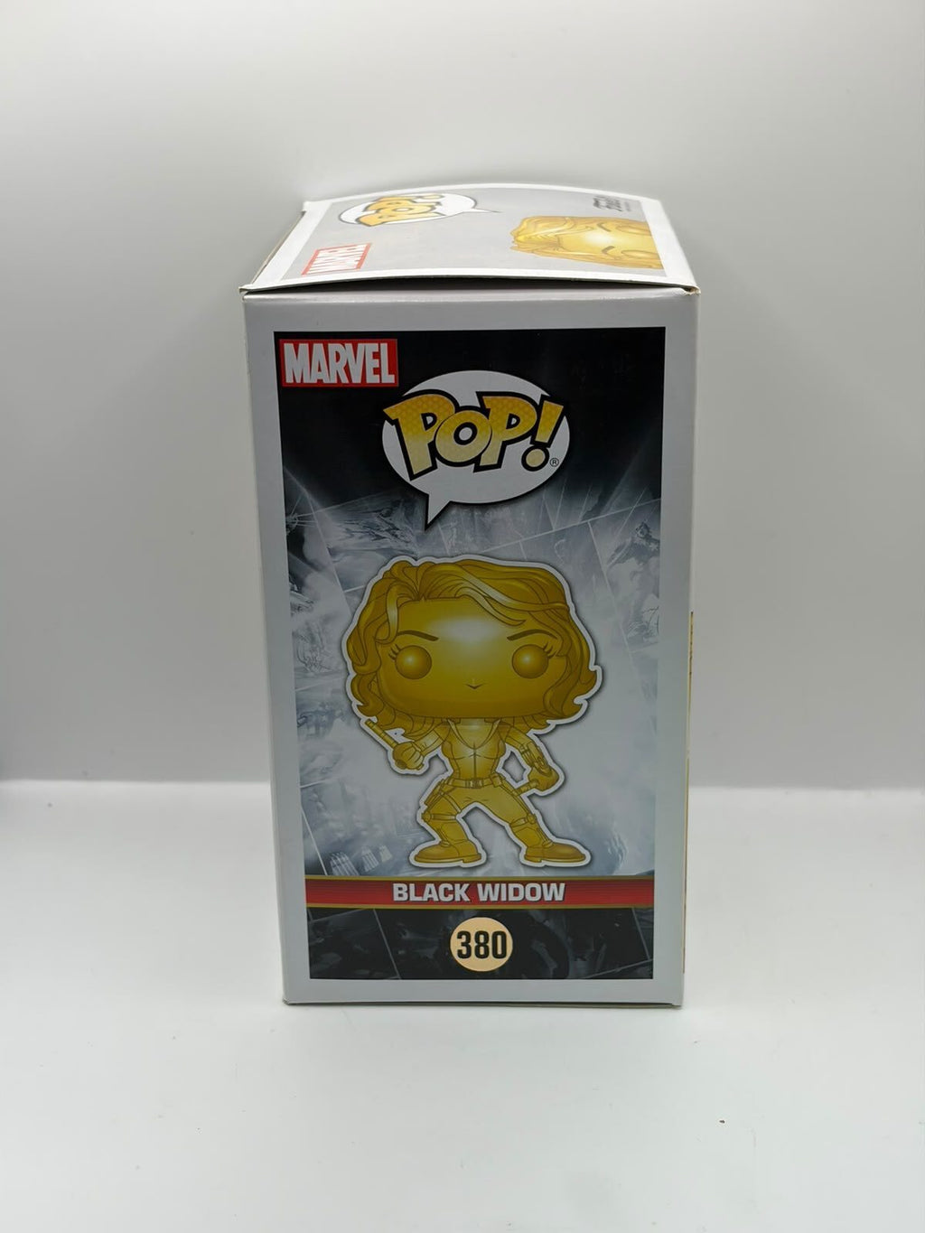 Funko Pop! Marvel Black Widow Gold Chrome #380