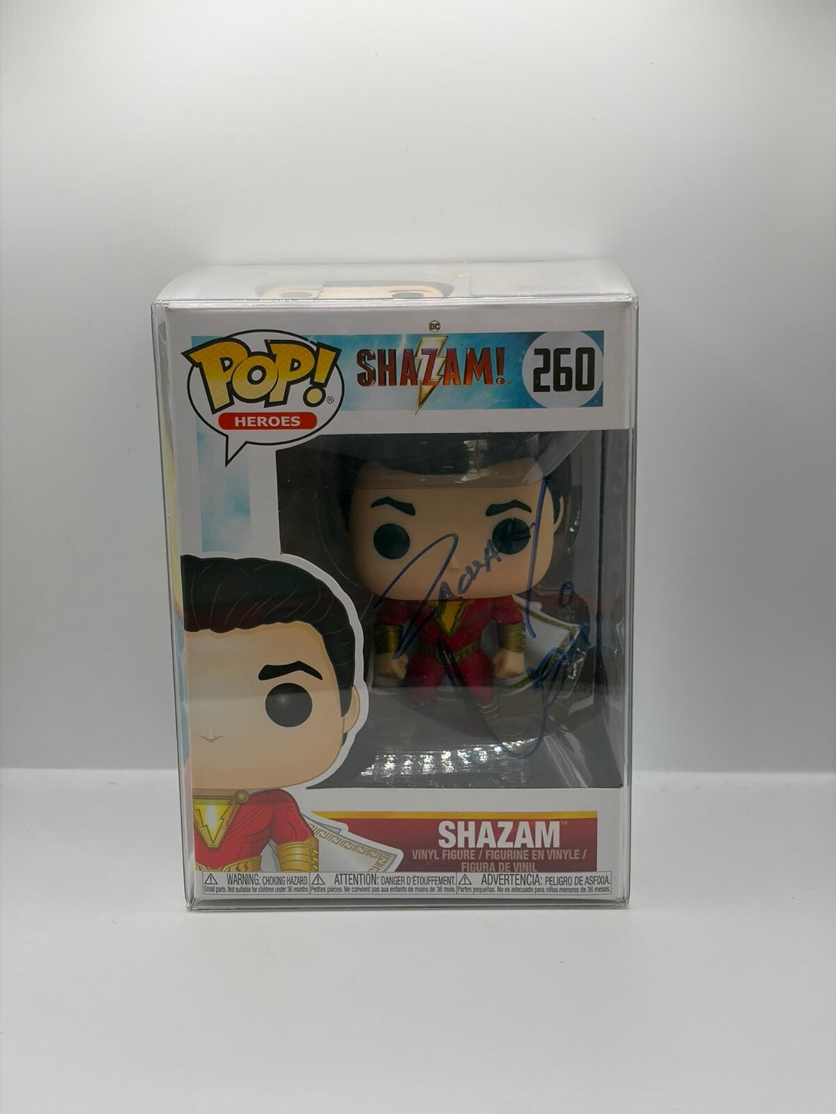 Funko Pop! Heroes Shazam #260 Vinyl Figure - Signed