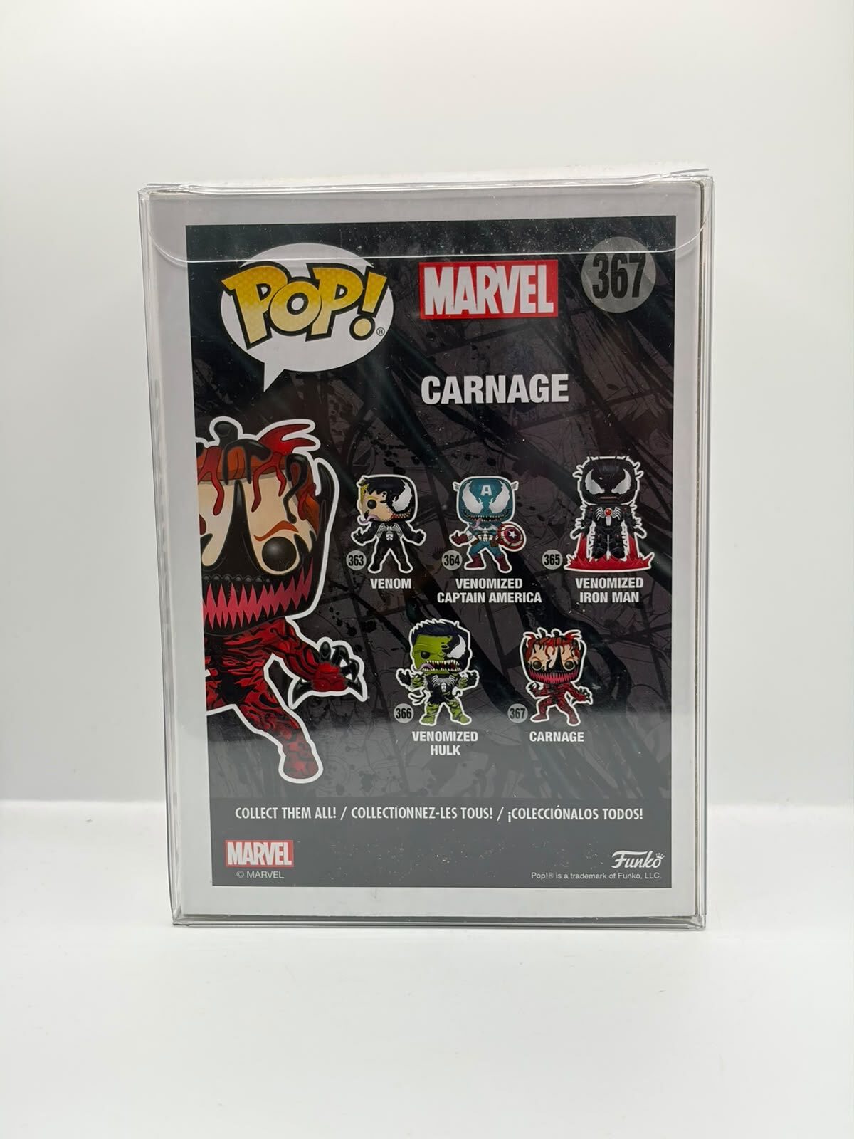 Funko Pop! Marvel Venom 367 Carnage Vinyl Figure