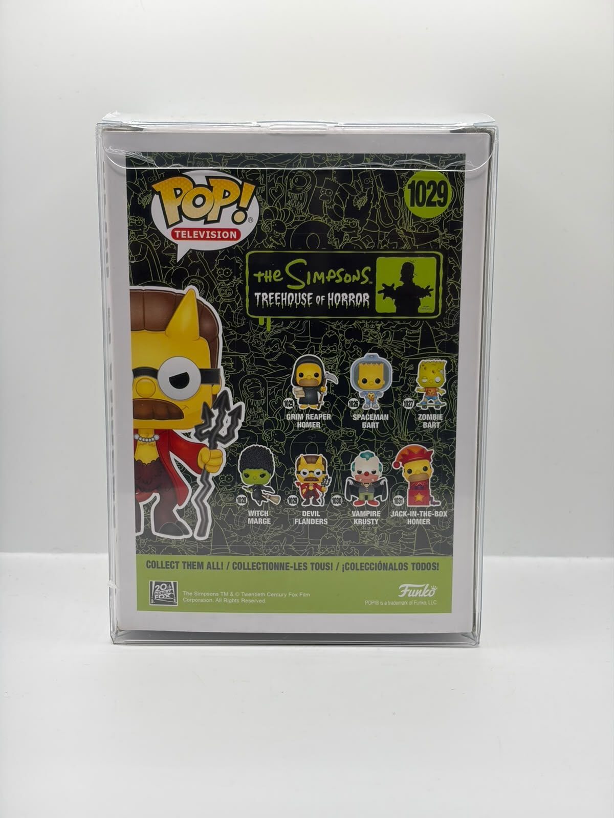 Funko Pop! Television The Simpsons Treehouse of Horror Devil Flanders Vinyl Figure #1029 Special Edition Glow in the Dark