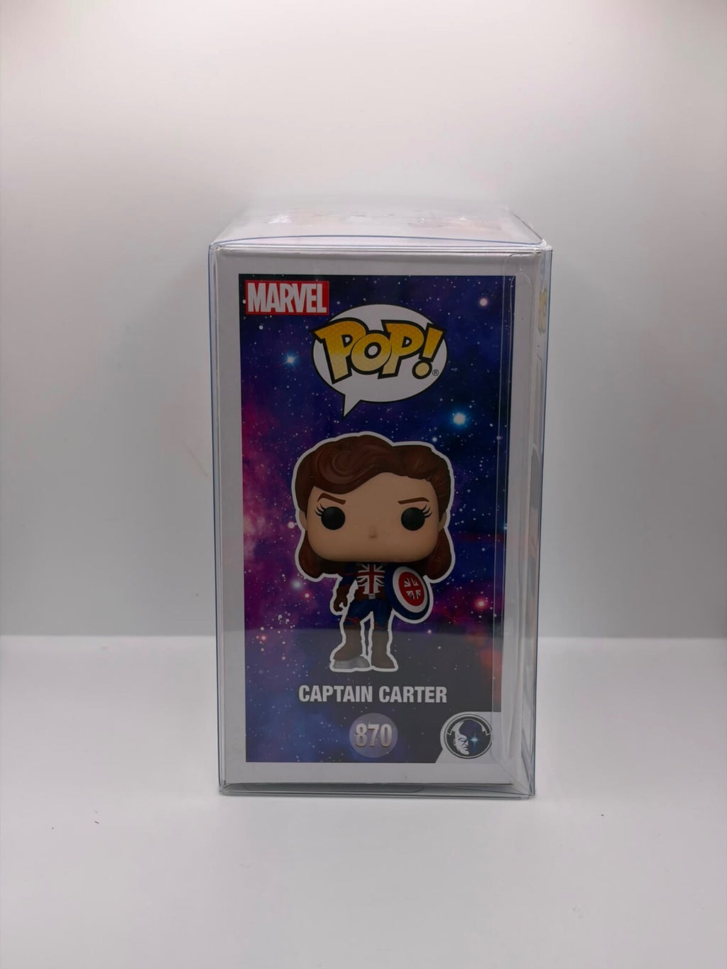 Funko Pop! Marvel What If...? Captain Carter Vinyl Figure #870 - Signed