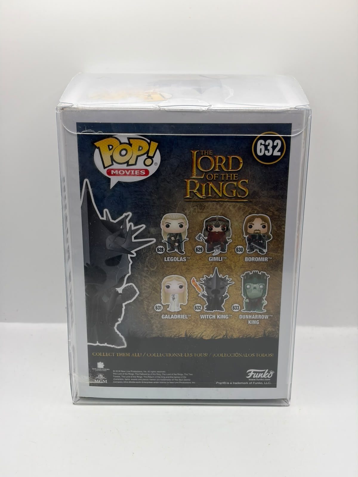 Funko Pop! Movies The Lord of the Rings Witch King #632 Vinyl Figure, Signed