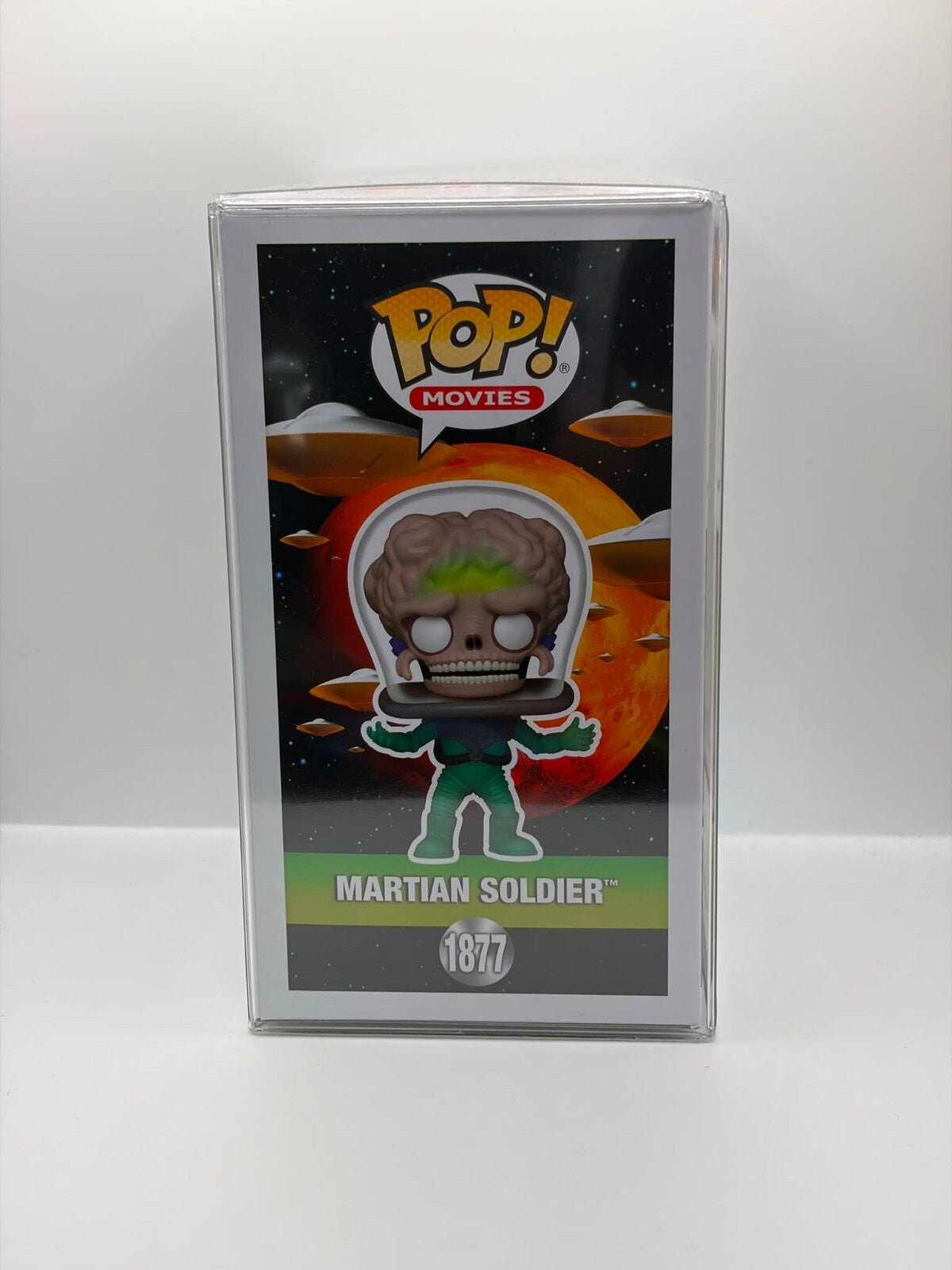 Funko Pop! Movies Mars Attacks Martian Soldier #1877 Exclusive Vinyl Figure