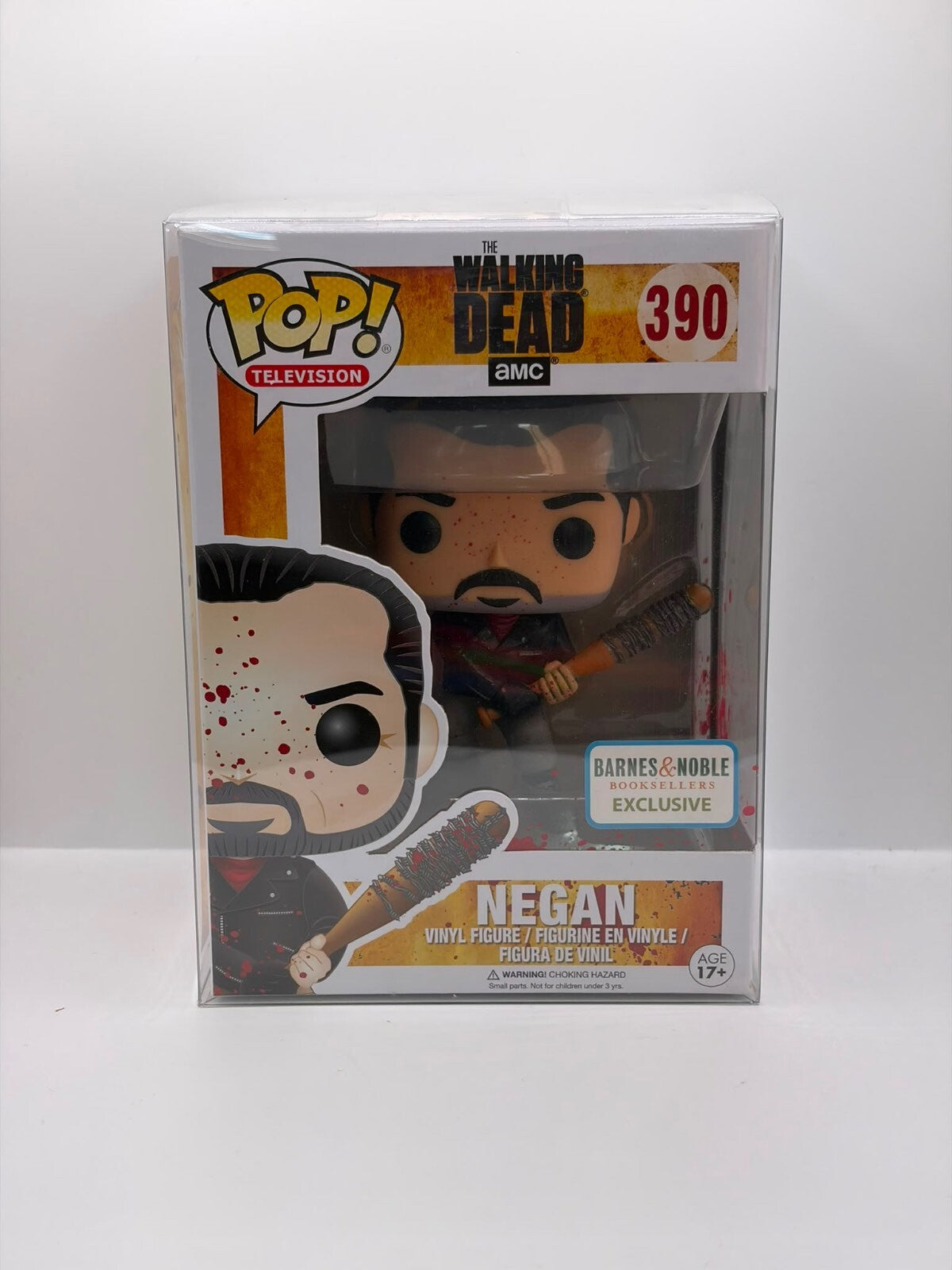 Funko Pop! Television The Walking Dead Negan Vinyl Figure #390 Barnes & Noble Exclusive