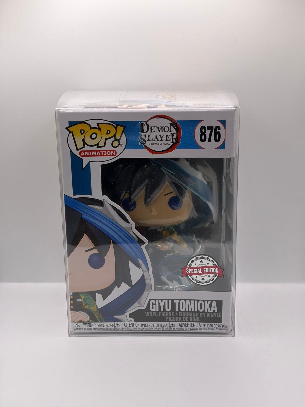 Funko Pop Animation Demon Slayer Giyu Tomioka Vinyl Figure #876 Special Edition