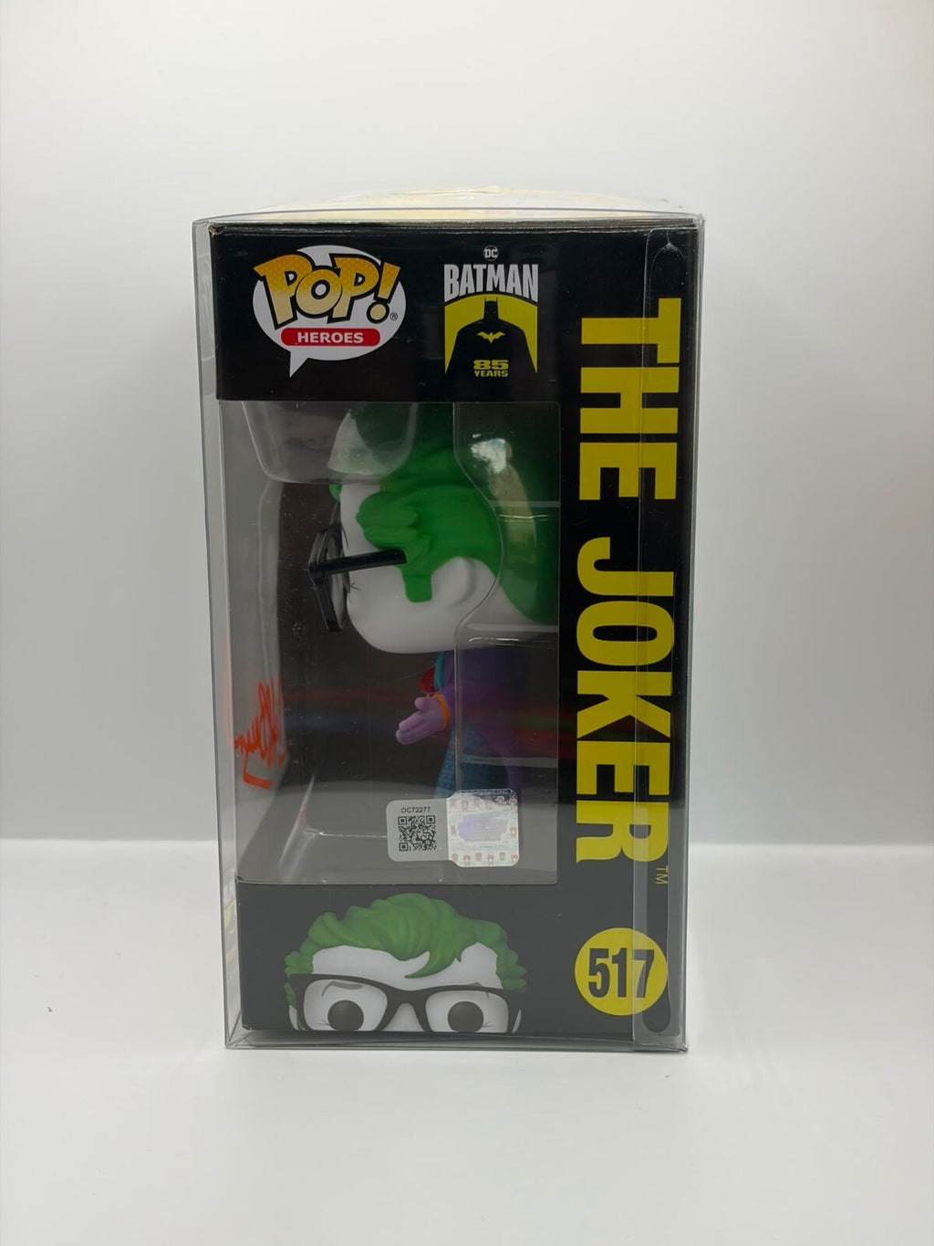 Funko Pop! Heroes The Joker #517 Vinyl Figure Batman 85 Years Signed