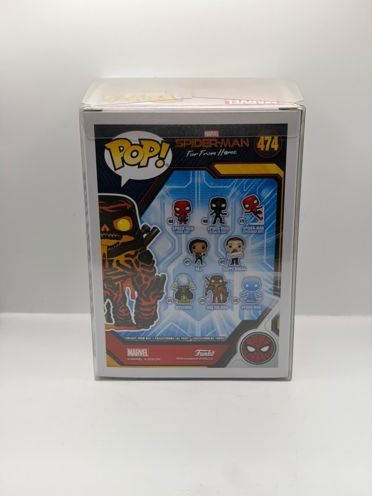 Funko Pop! Marvel Spider-Man Molten Man #474 Special Edition Glow in the Dark Vinyl Figure