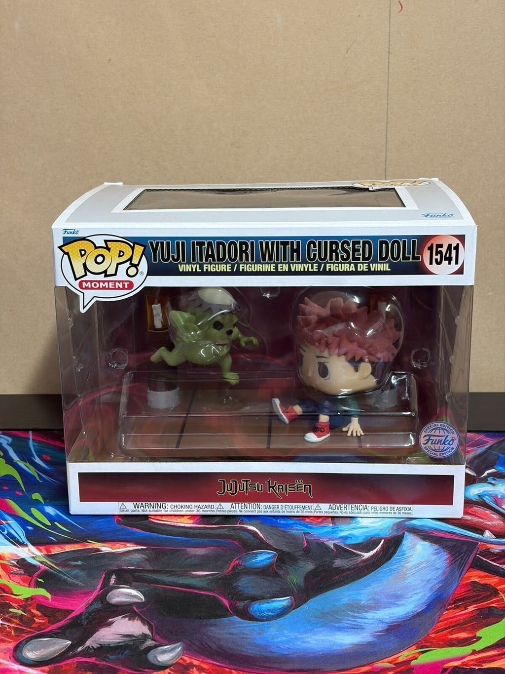 Funko POP! Moment Yuji Itadori with Cursed Doll #1541 – Jujutsu Kaisen