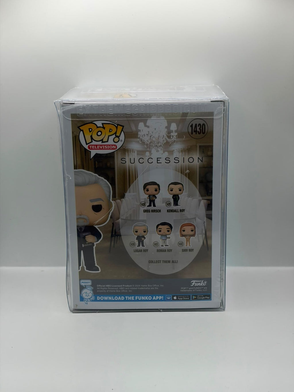 Funko Pop! Television Succession Logan Roy Vinyl Figure #1430 Signed