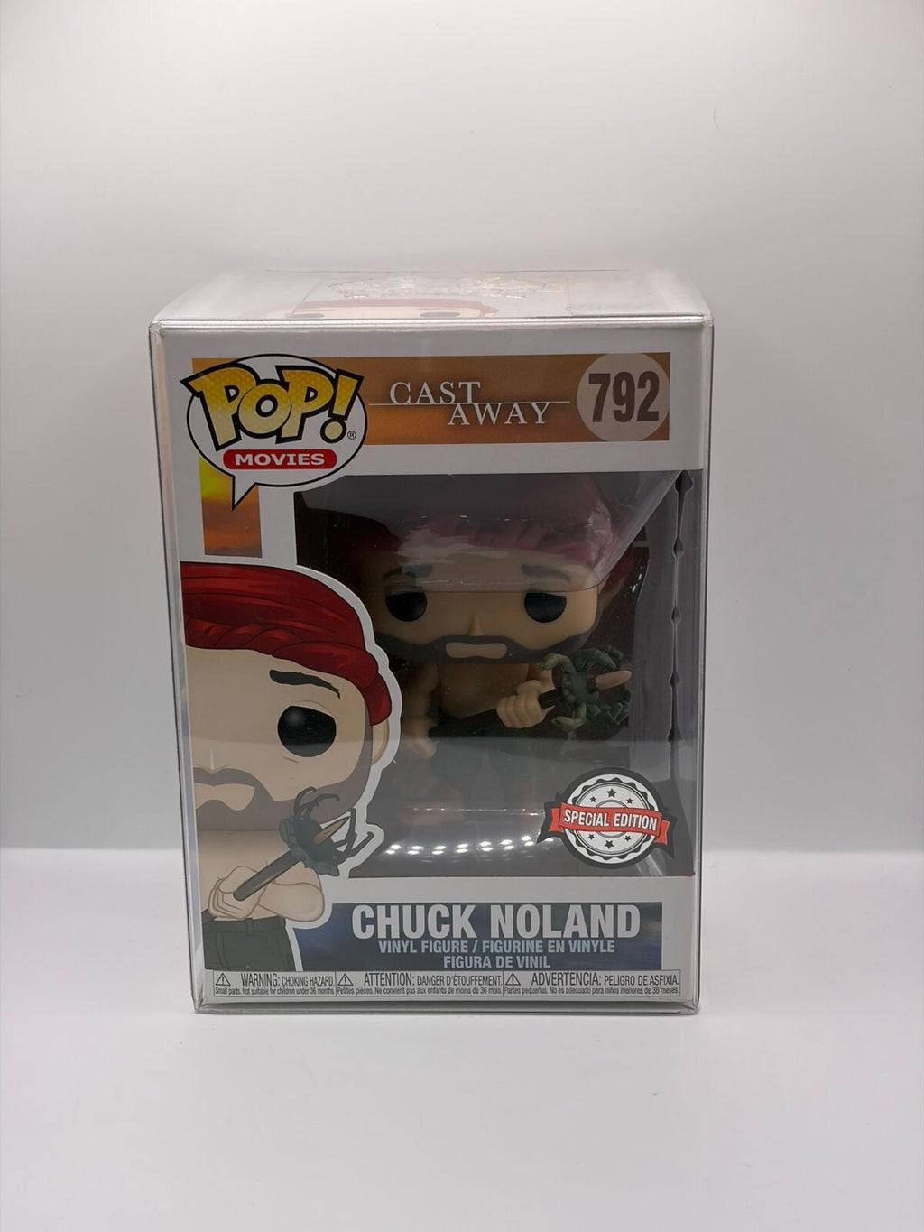 Funko Pop! Movies Cast Away Chuck Noland Vinyl Figure #792 Special Edition