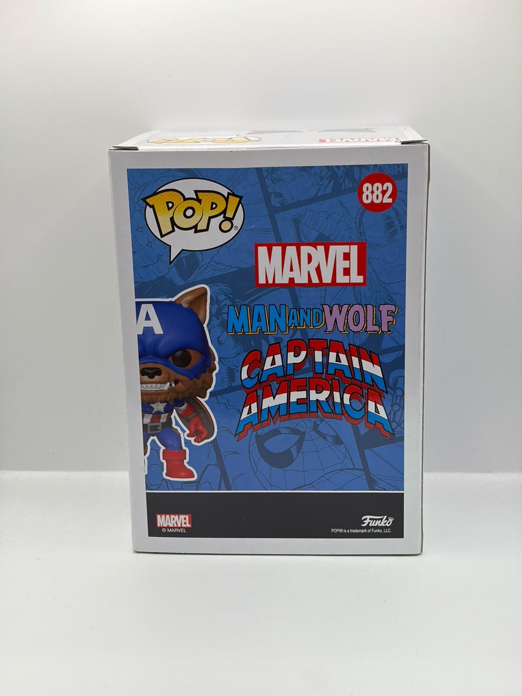 Funko Pop! Marvel Capwolf #882 Summer Convention Limited Edition