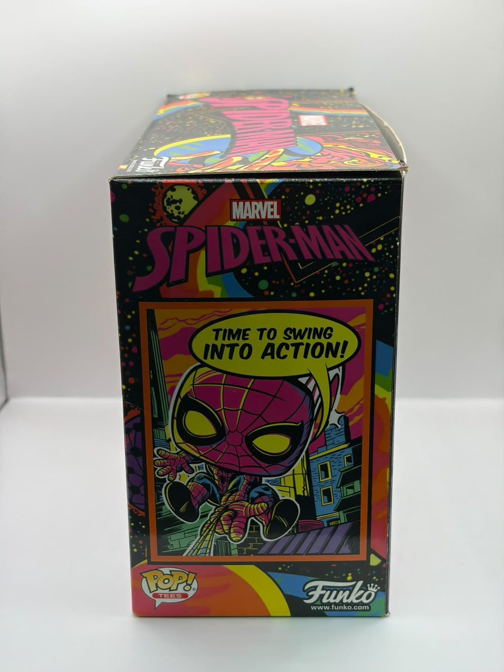 Funko Pop! Marvel Spider-Man Tee & Figure Set