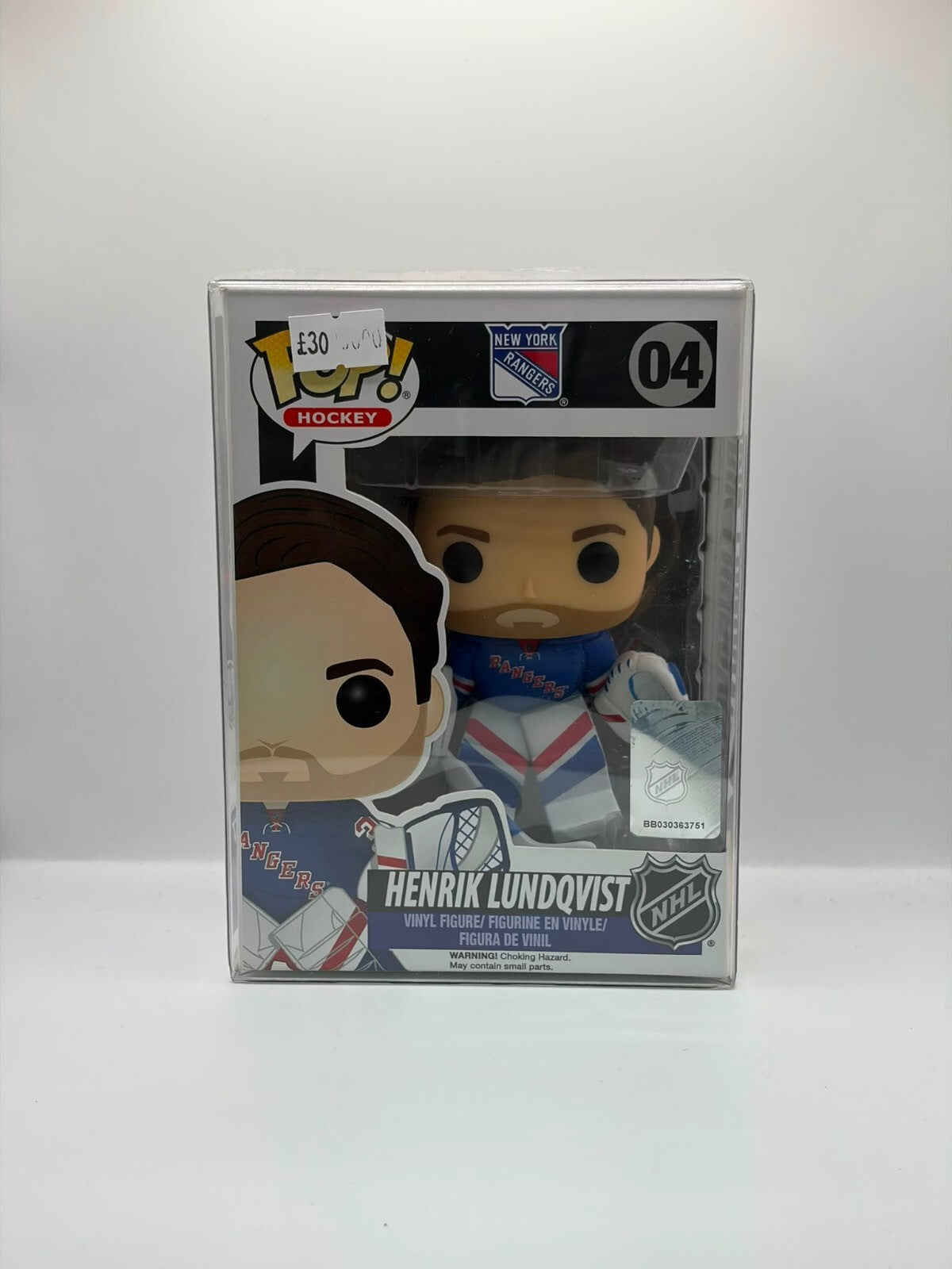 Funko Pop! NHL Henrik Lundqvist Vinyl Figure #04 - New York Rangers