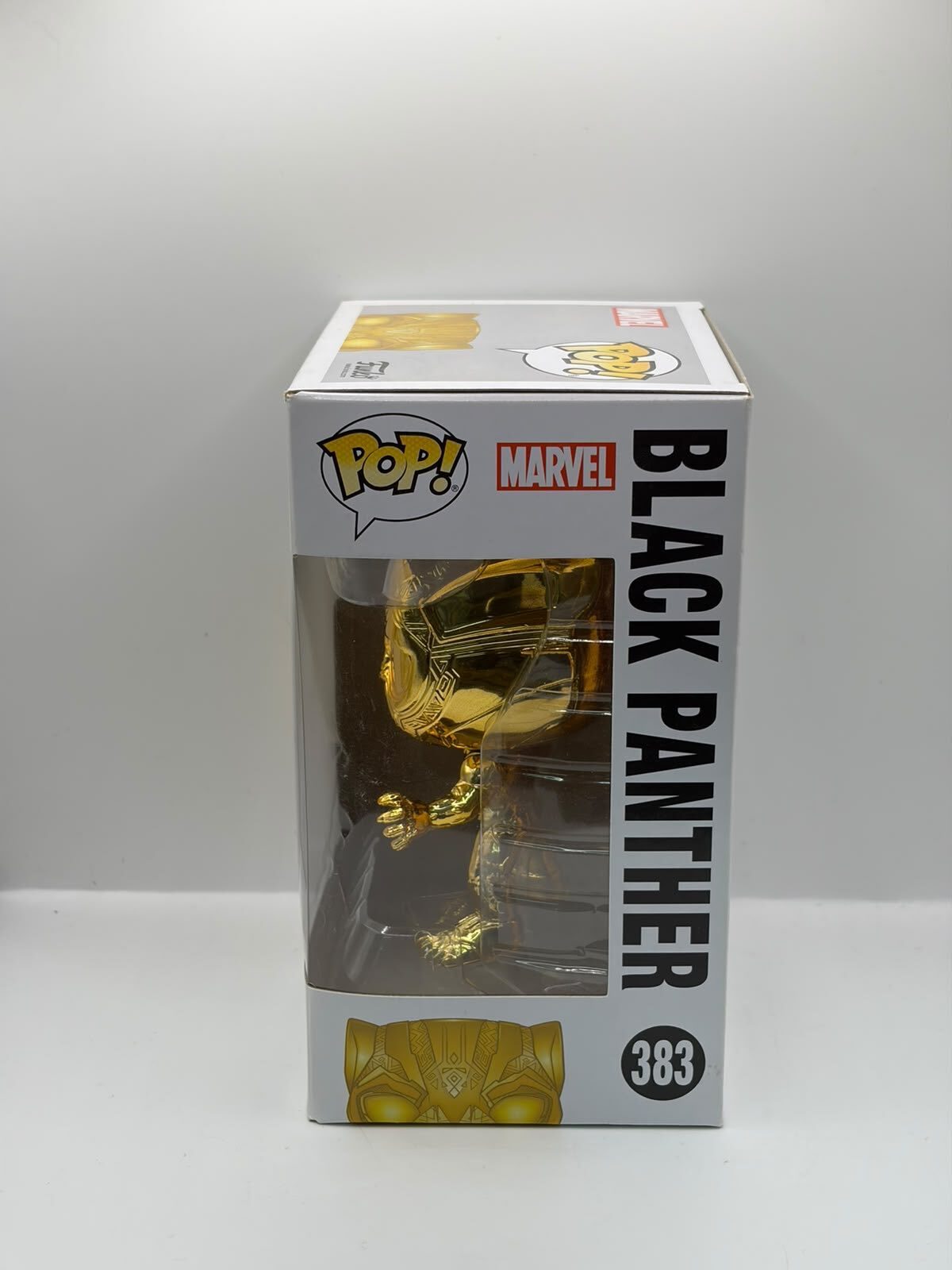 Funko Pop! Marvel Studios Black Panther Gold #383 Collectible Figure