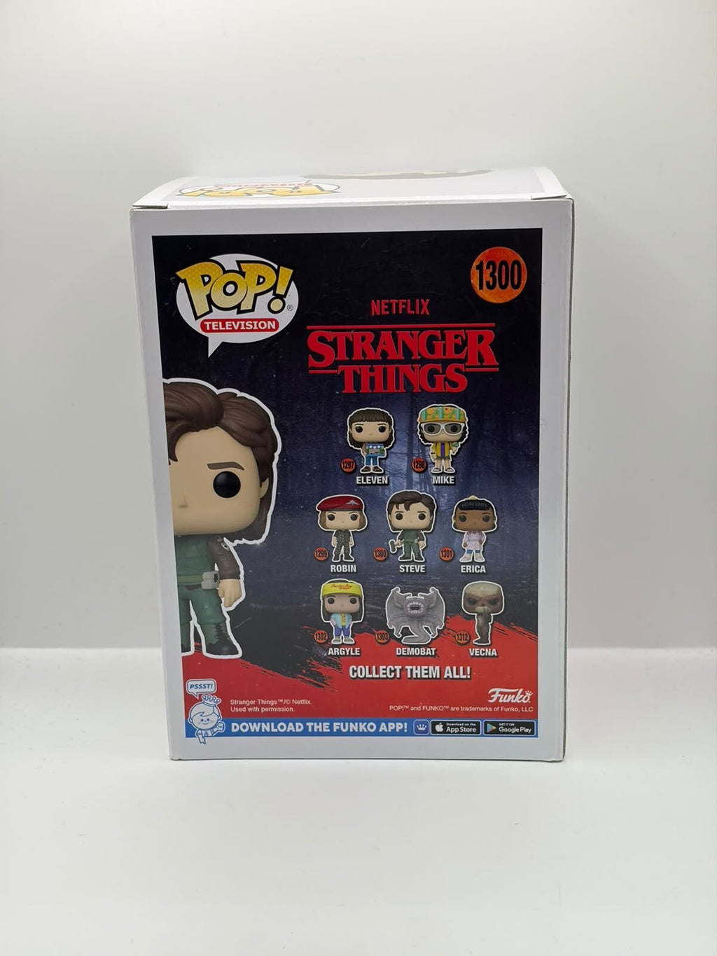 Funko Pop! Television Stranger Things Steve #1300 Vinyl Figure in Box