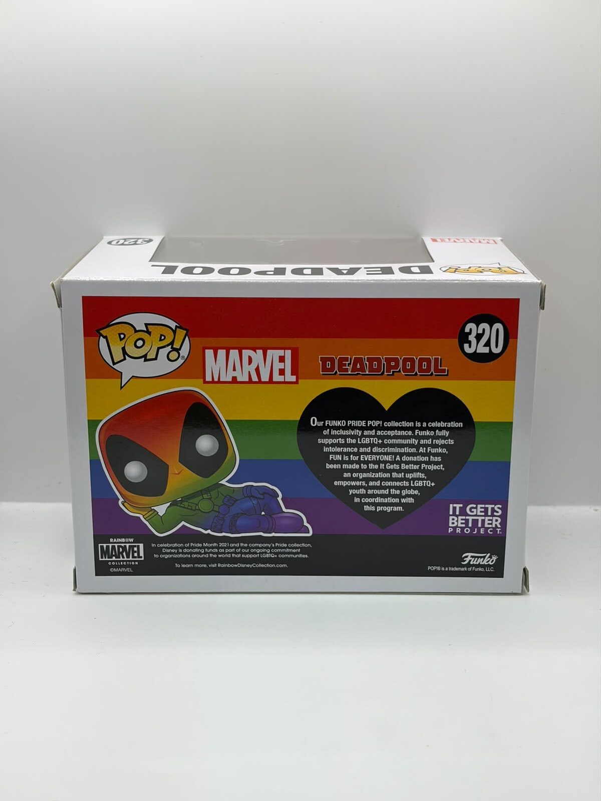 Funko Pop! Marvel Deadpool #320 Pride Rainbow