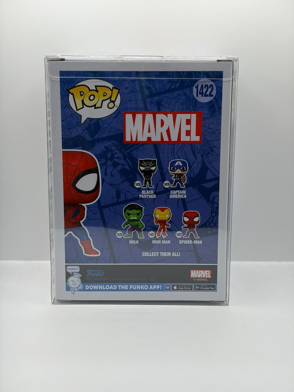Funko Pop! Marvel Spider-Man #1422 Signed Collectible Figure