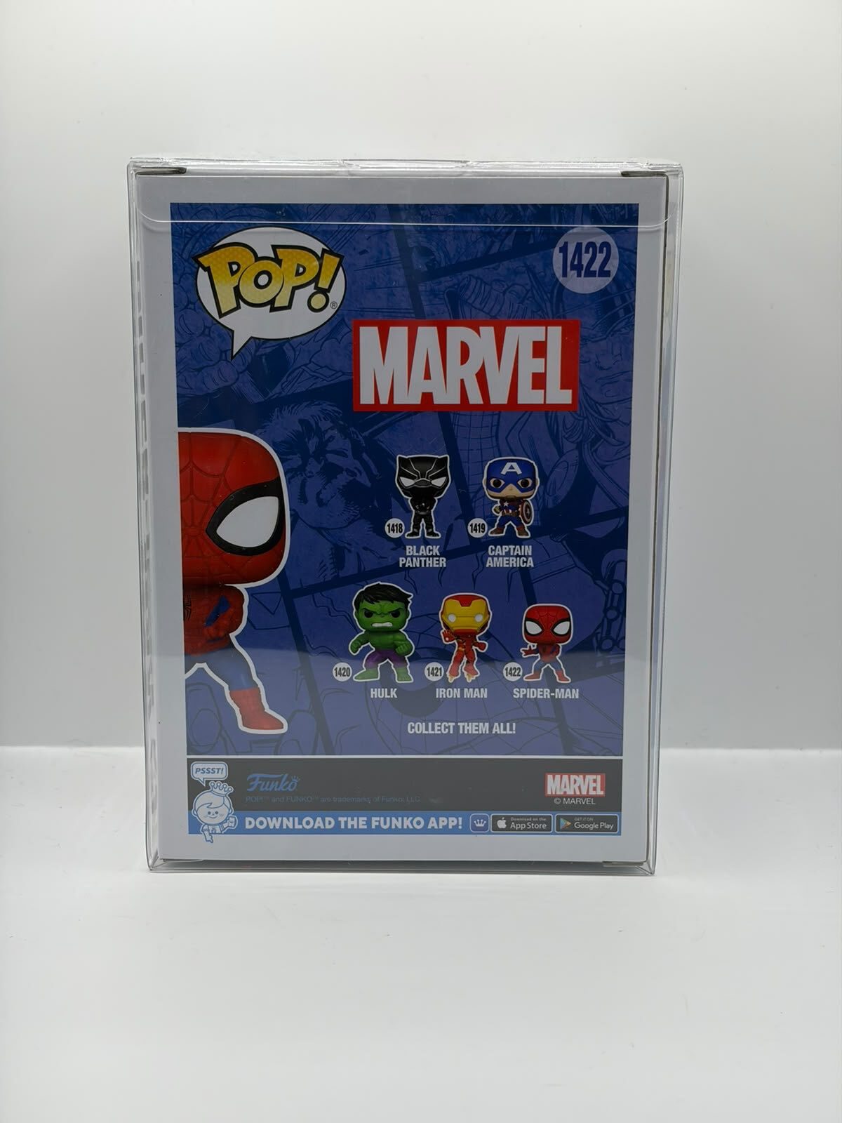 Funko Pop! Marvel Spider-Man #1422 Signed Collectible Figure
