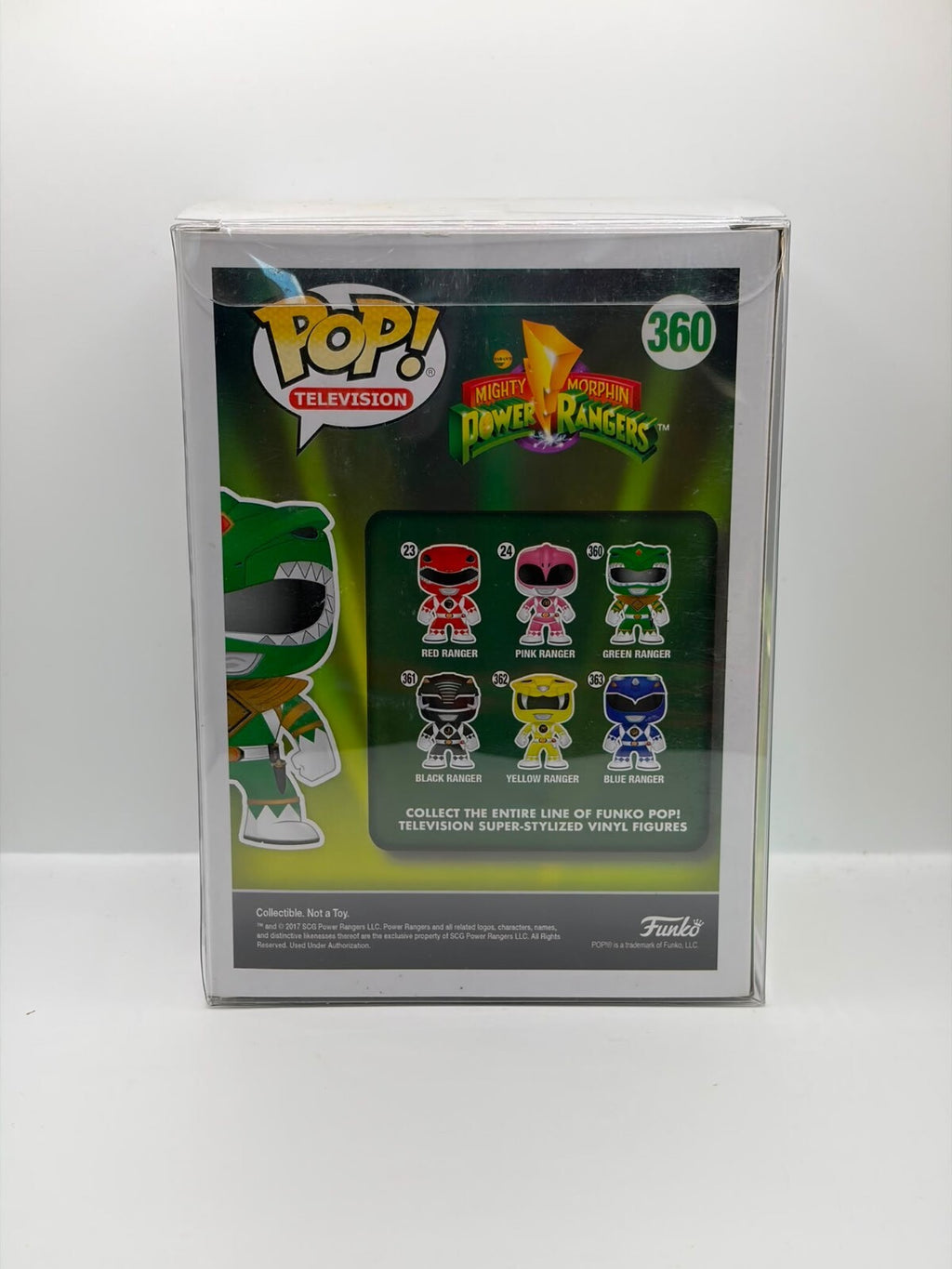 Funko Pop! Television Mighty Morphin Power Rangers Green Ranger #360 Vinyl Figure - Glow in the Dark, Fall Convention Exclusive