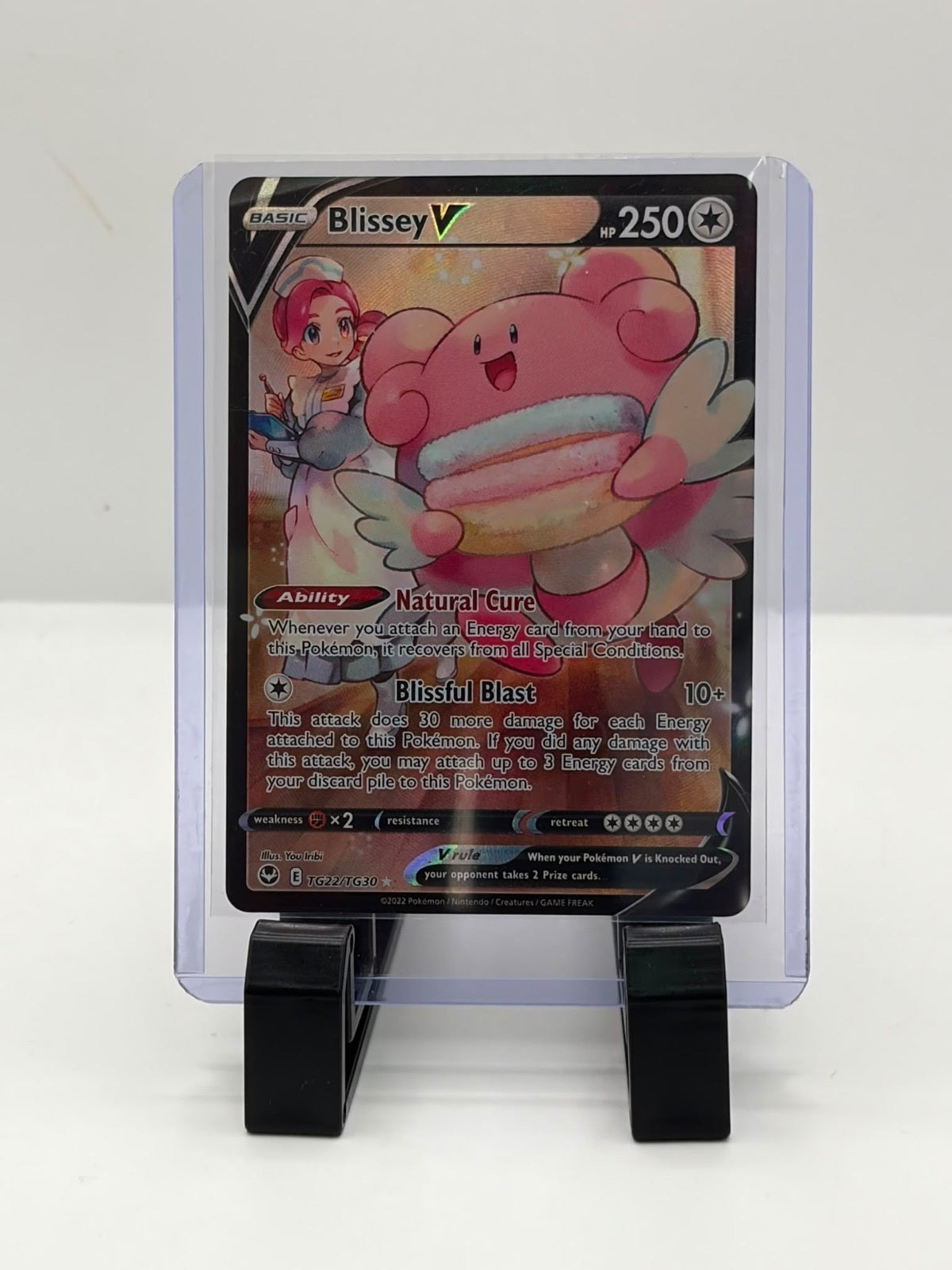 Blissey V - TG22/TG30 / NM / English Pokemon TCG
