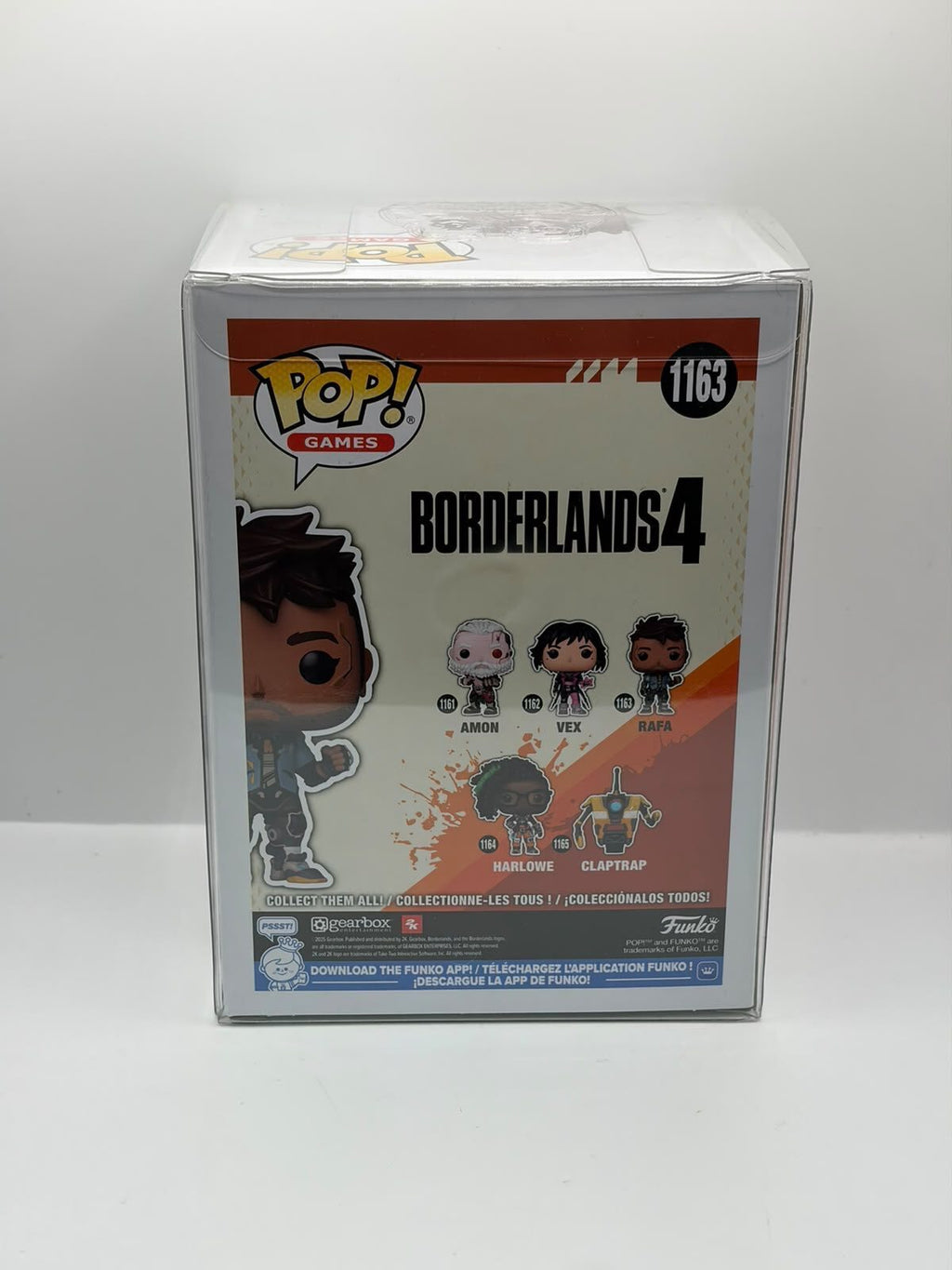 Funko Pop! Games Borderlands 4 Rafa #1163 Vinyl Figure