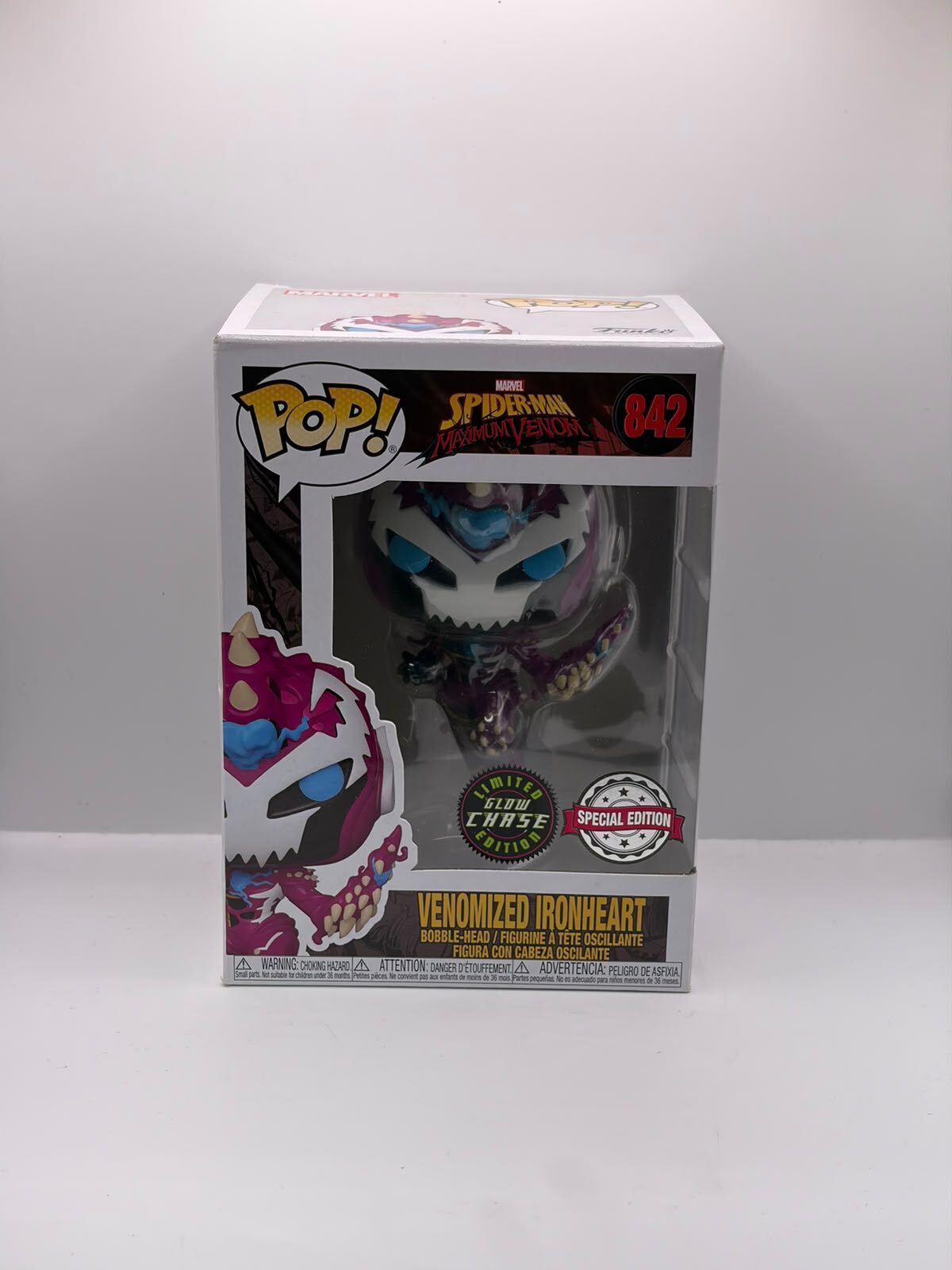 Funko Pop! Marvel Spider-Man: Maximum Venomized Ironheart #842 Special Edition