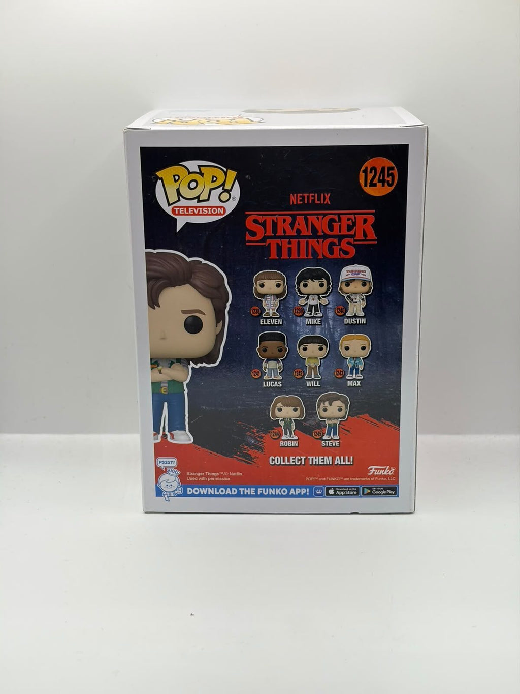 Funko Pop! Television Stranger Things Steve #1245 Vinyl Figure in Box