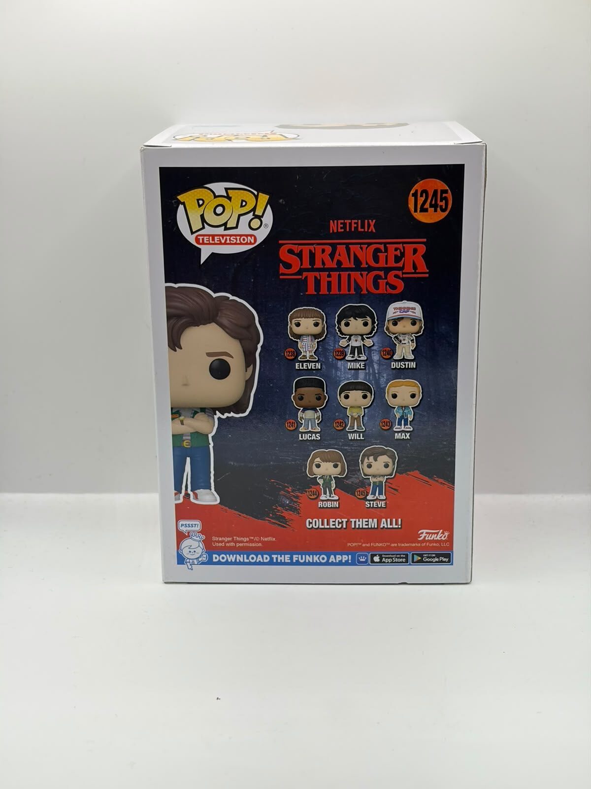 Funko Pop! Television Stranger Things Steve #1245 Vinyl Figure in Box