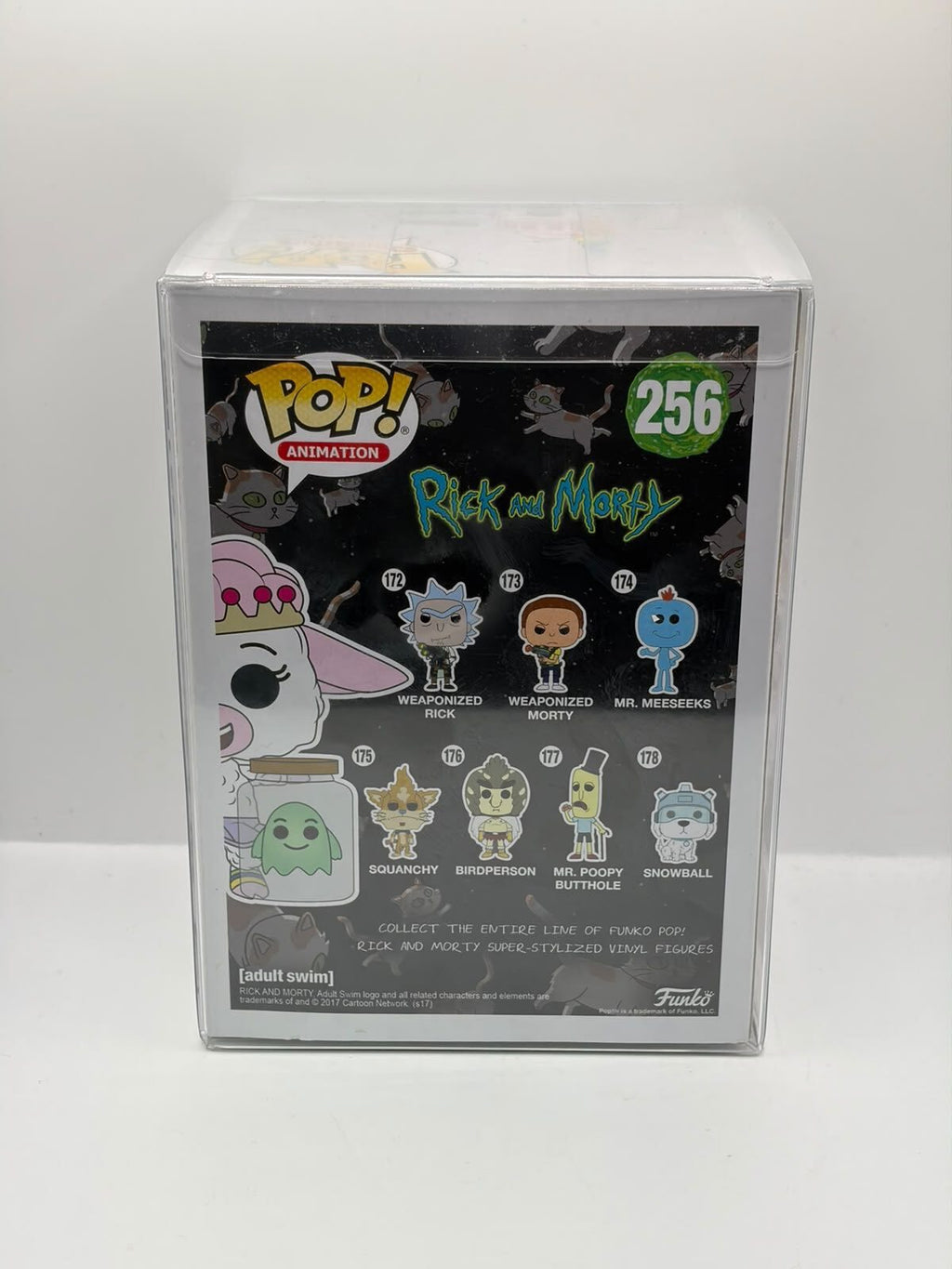 Funko Pop! Animation Rick and Morty Tinkles / Ghost in a Jar #256 Vinyl Figure