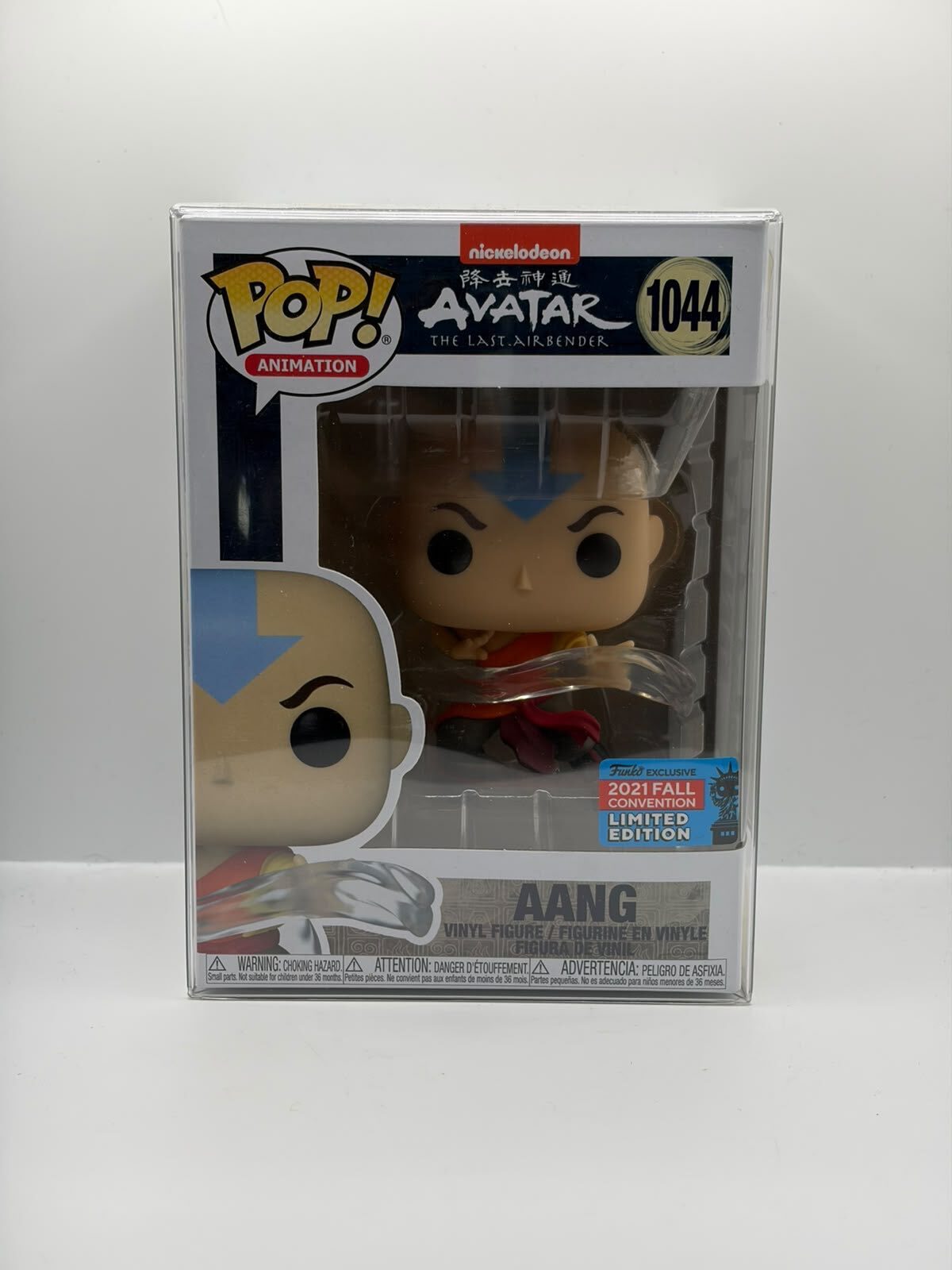Funko Pop! Animation Avatar: The Last Airbender Aang #1044 2021 Fall Convention Limited Edition Collectible