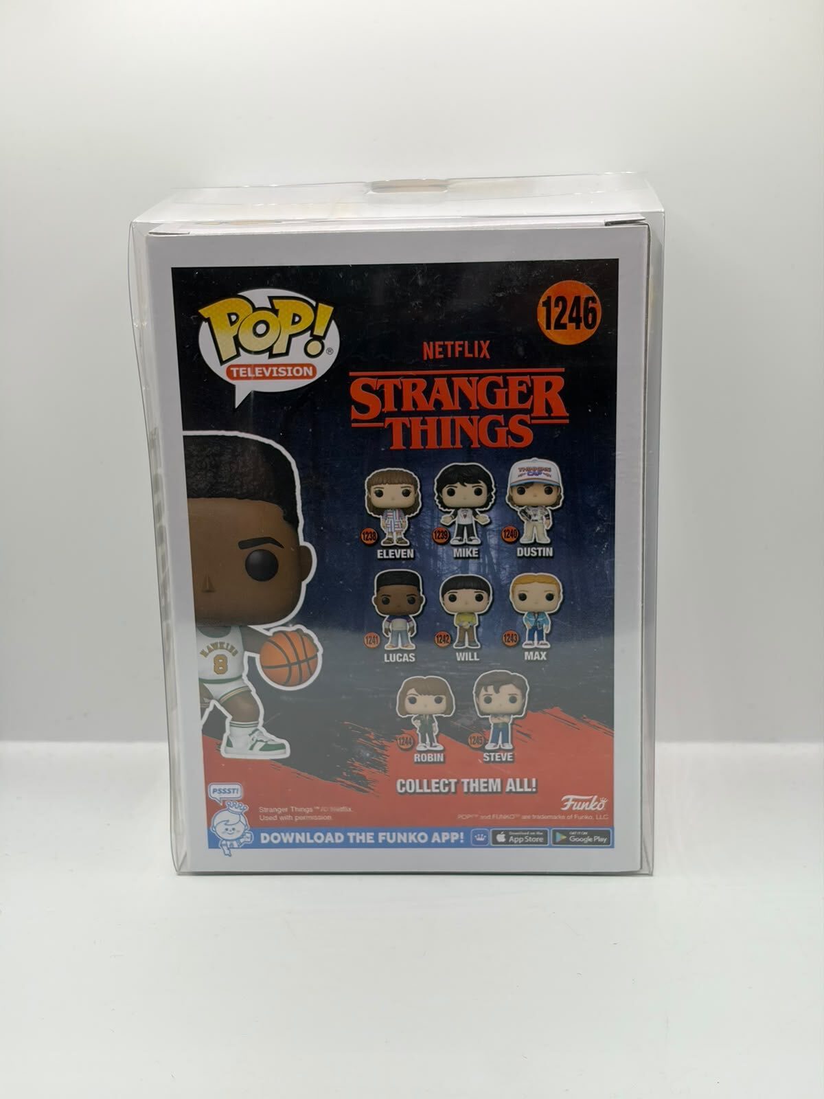 Funko Pop! Television Stranger Things Lucas #1246 Special Edition Basketball