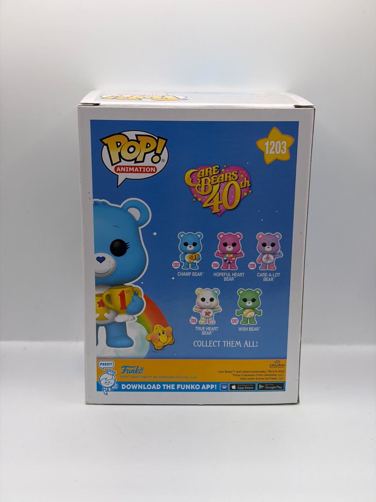 Funko Pop! Animation Care Bears 40th Champ Bear Vinyl Figure #1203