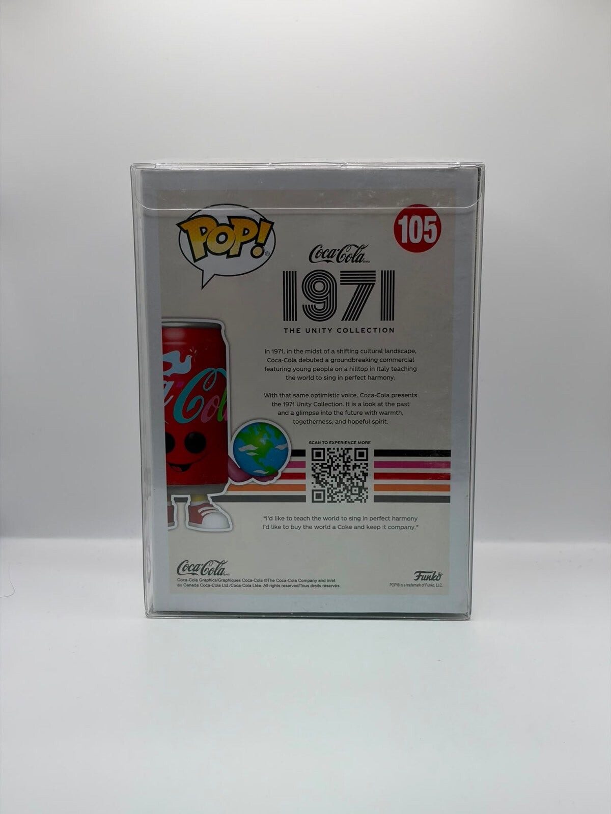 Funko Pop! Coca-Cola 1971 AD Icon Vinyl Figure - "I'd Like to Buy the World a Coke" Can #105