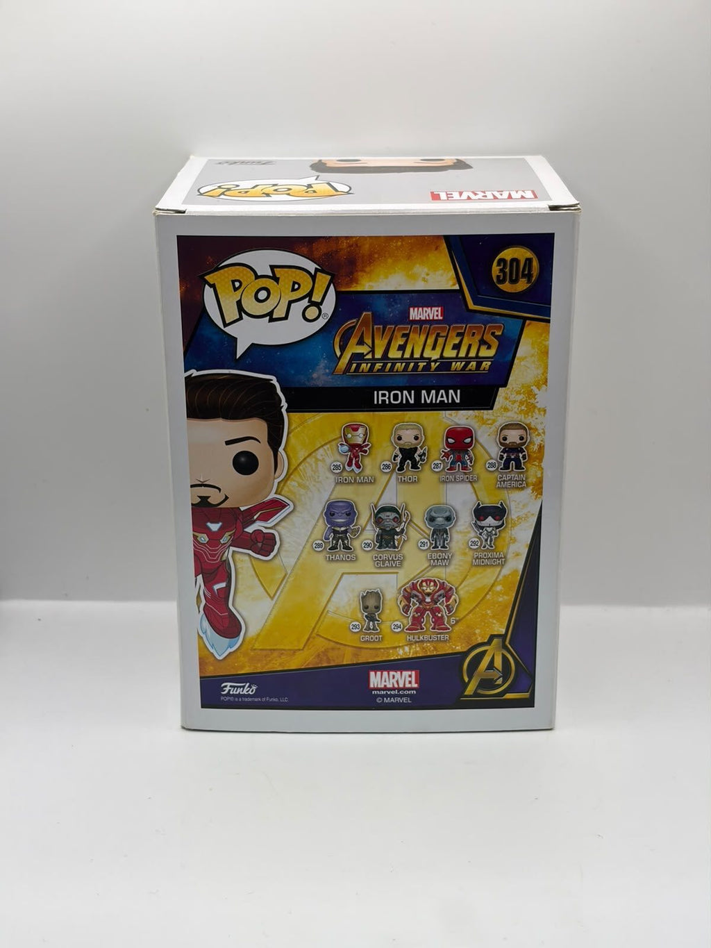 Funko Pop! Marvel Avengers Infinity War Iron Man #304 Exclusive