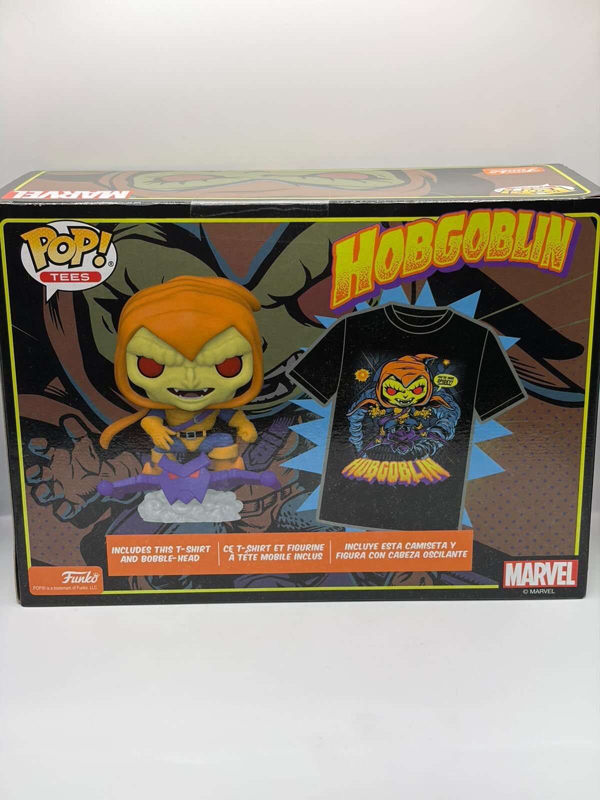 Funko Pop! Tees Marvel Hobgoblin Special Edition Figure & T-Shirt Set
