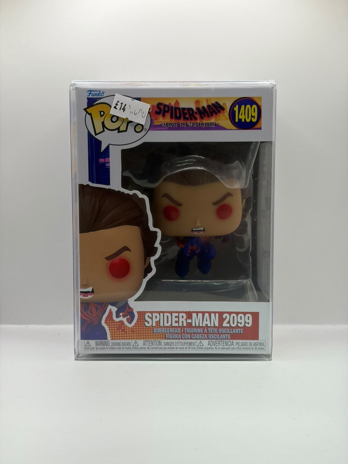 Funko Pop! Marvel Spider-Man 2099 Vinyl Figure #1409 - Collectible Action Toy
