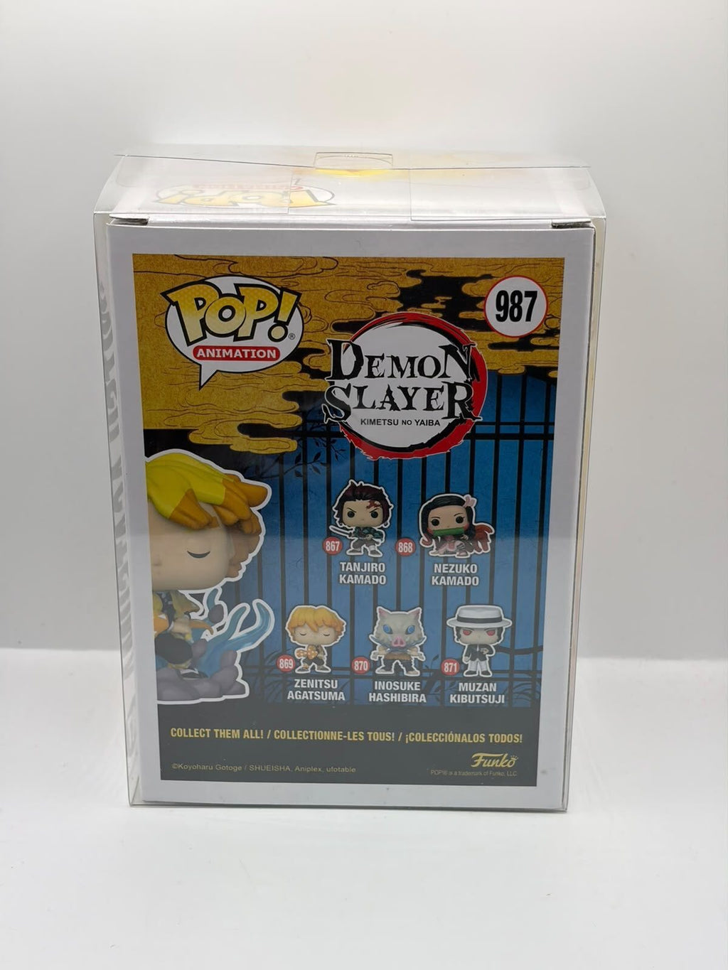 Funko Pop! Animation Demon Slayer Zenitsu Agatsuma #987 FYE Exclusive