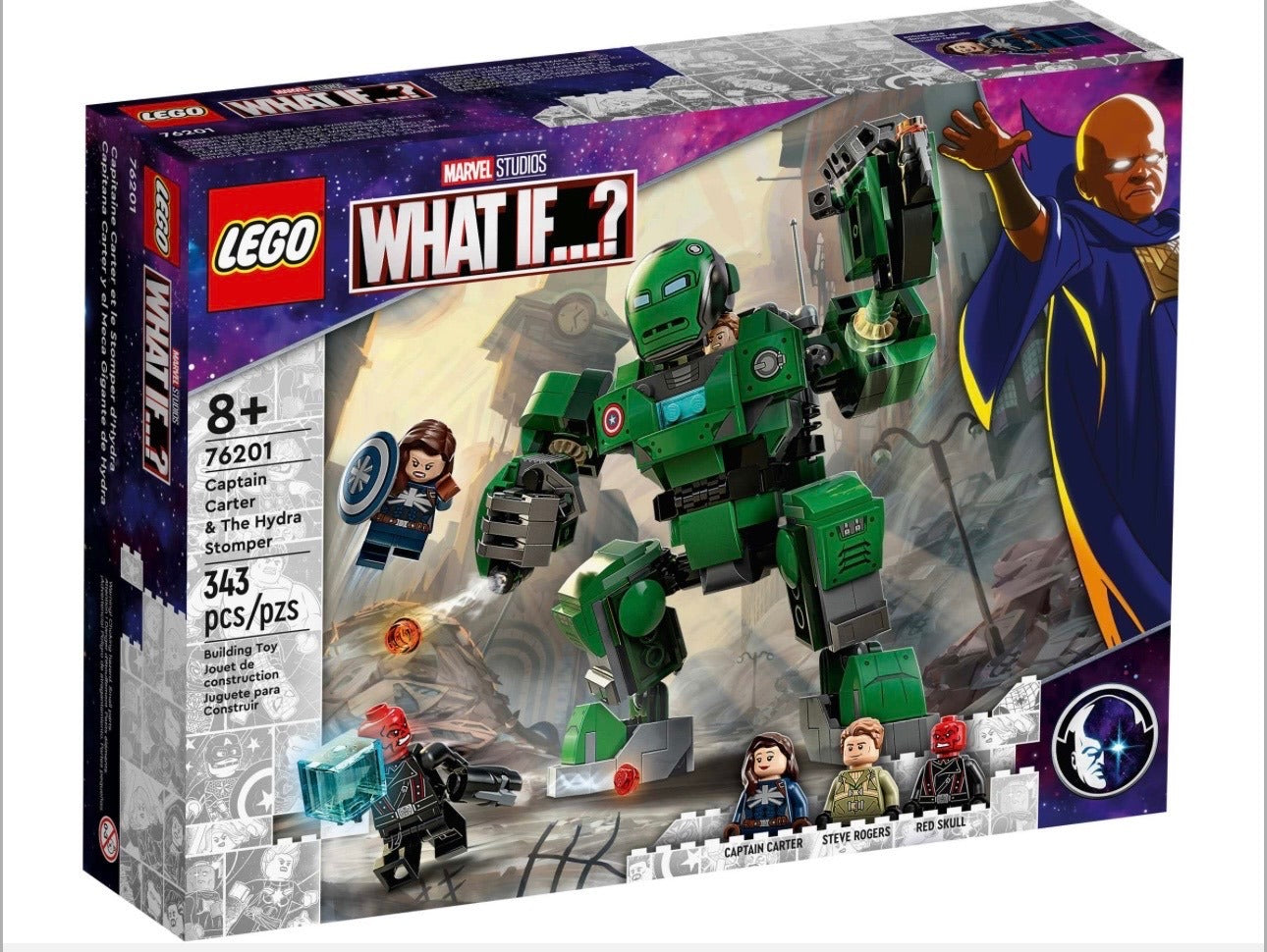 LEGO Marvel Studios What If...? Captain Carter & The Hydra Stomper 76201